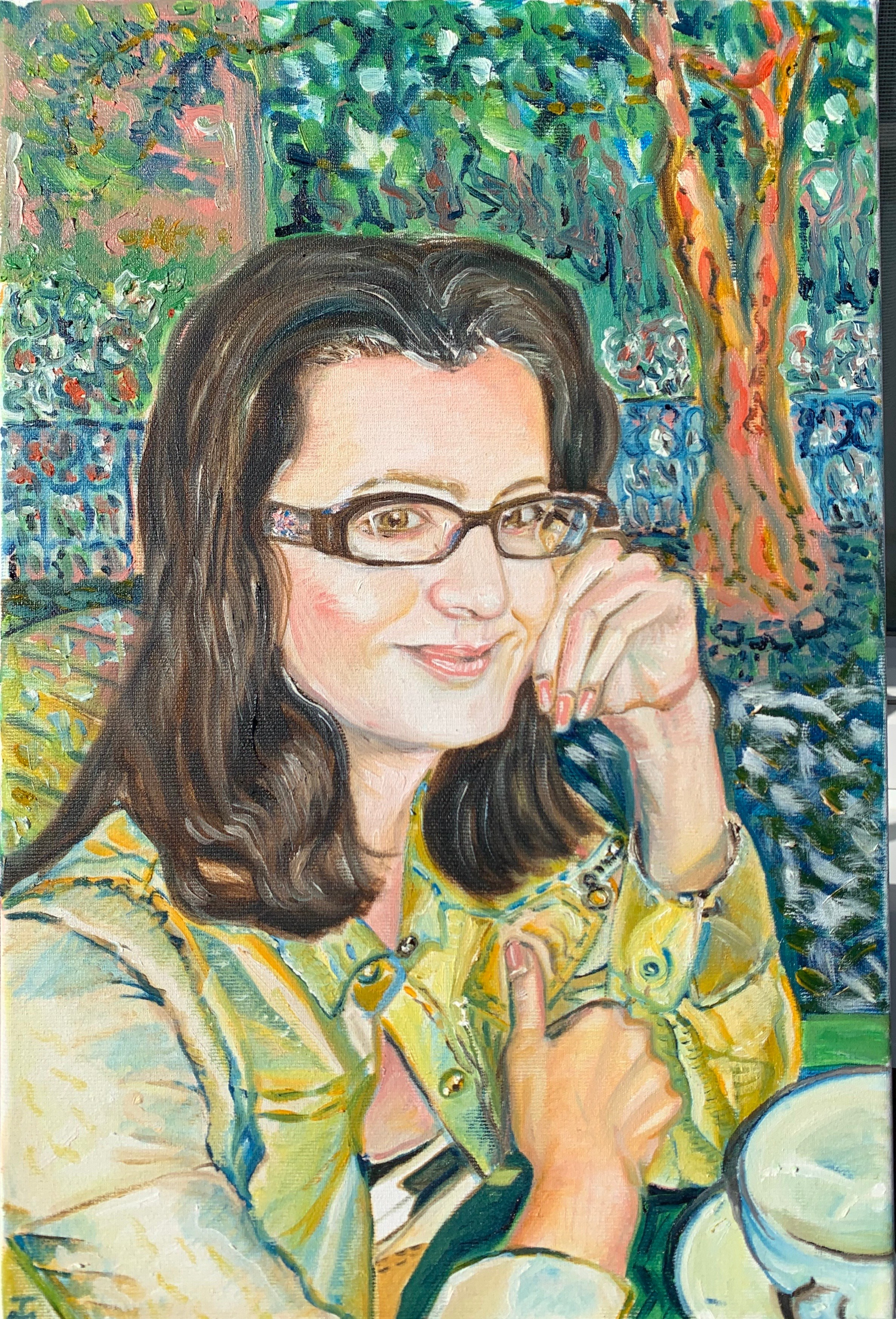 Сестра/Sister 40/50 cm Oil on canvas 2020