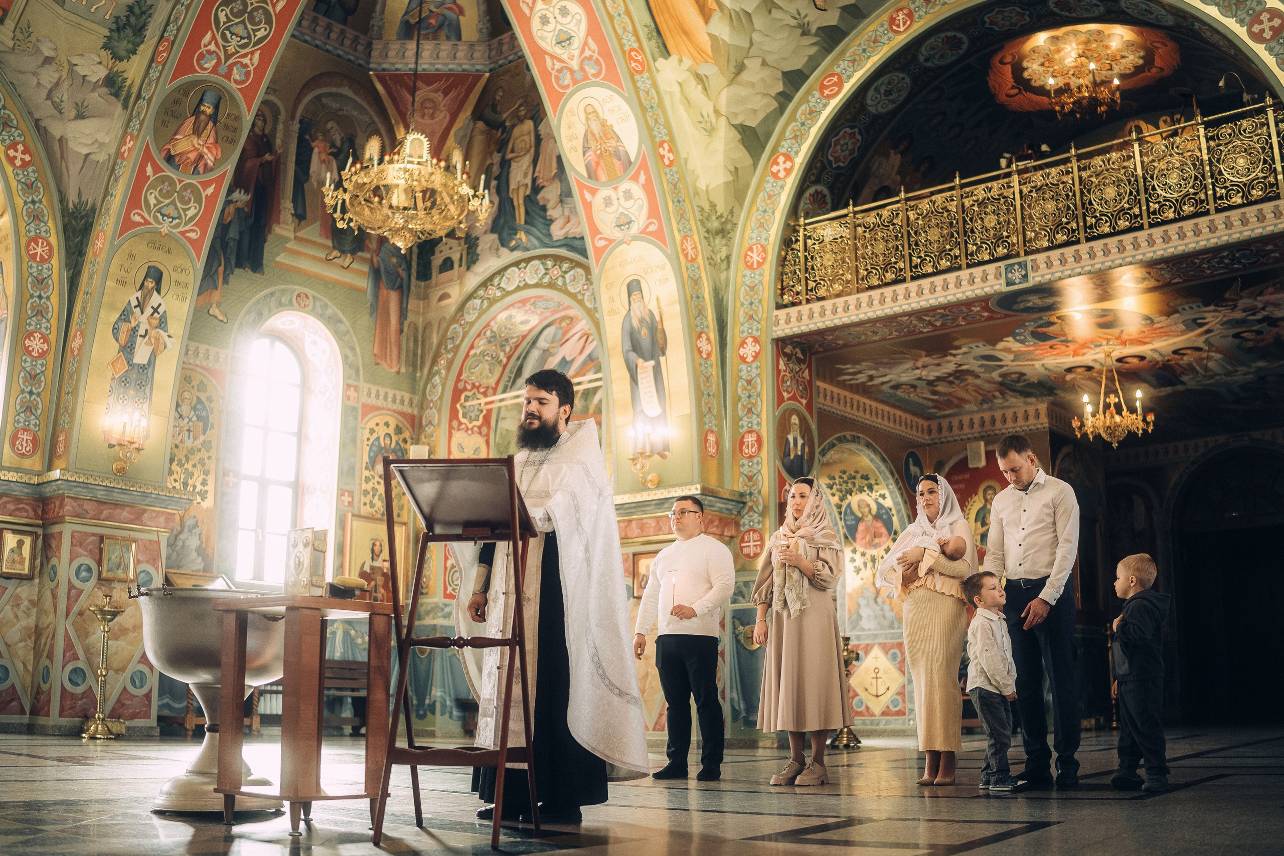 Фотосъемка таинства крещения в Воронеже. Свадебный и репортажный фотограф в Воронеже Роман Янко