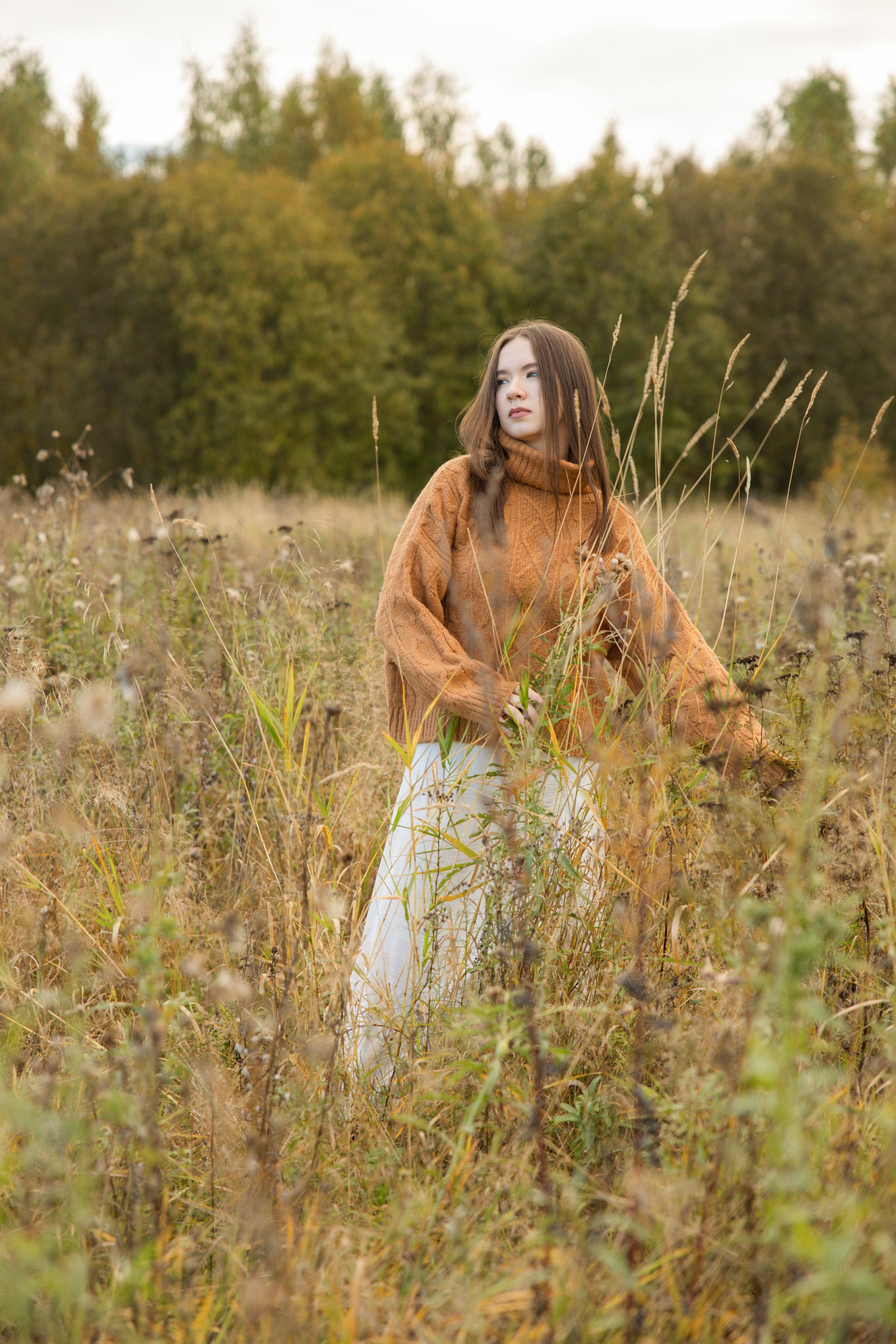 Прогулка в поле осенью. Фотограф в Санкт-Петербурге Вагнер Юлия