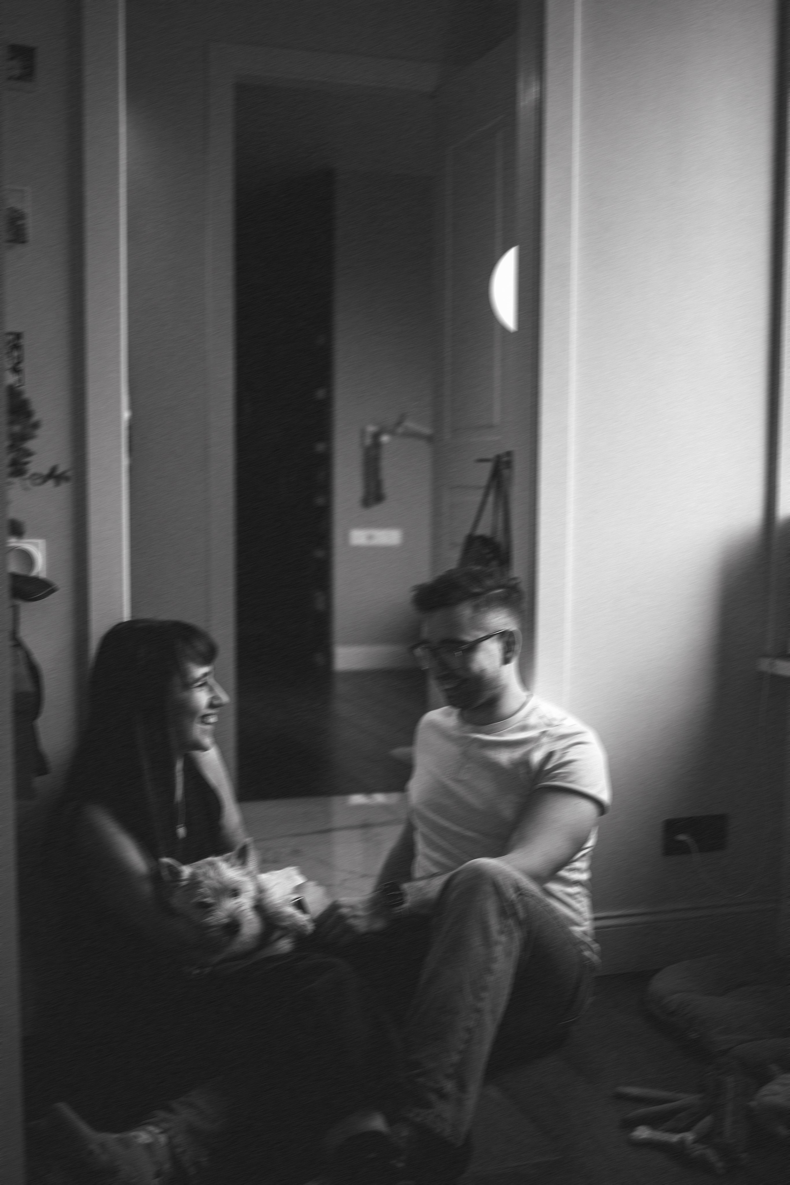 Снежуля, Мари и Саша. Фотограф анималист Анастасия Пикей