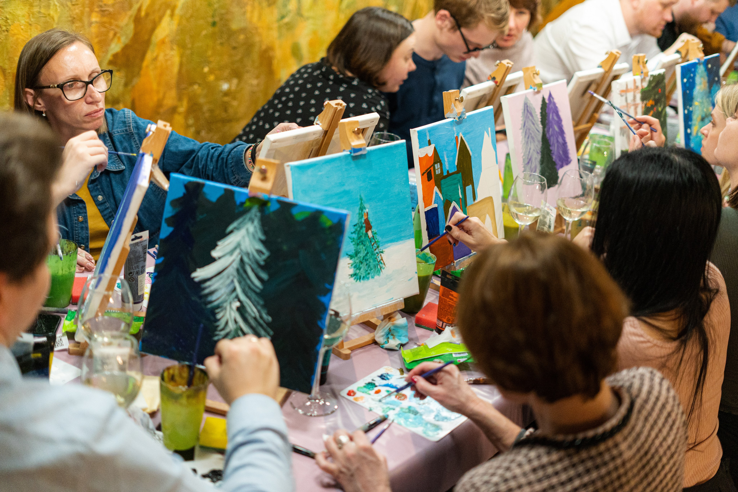 Корпоратив Teach Me Art 2. Портретный фотограф в Москве и Санкт-Петербурге Арина Чех