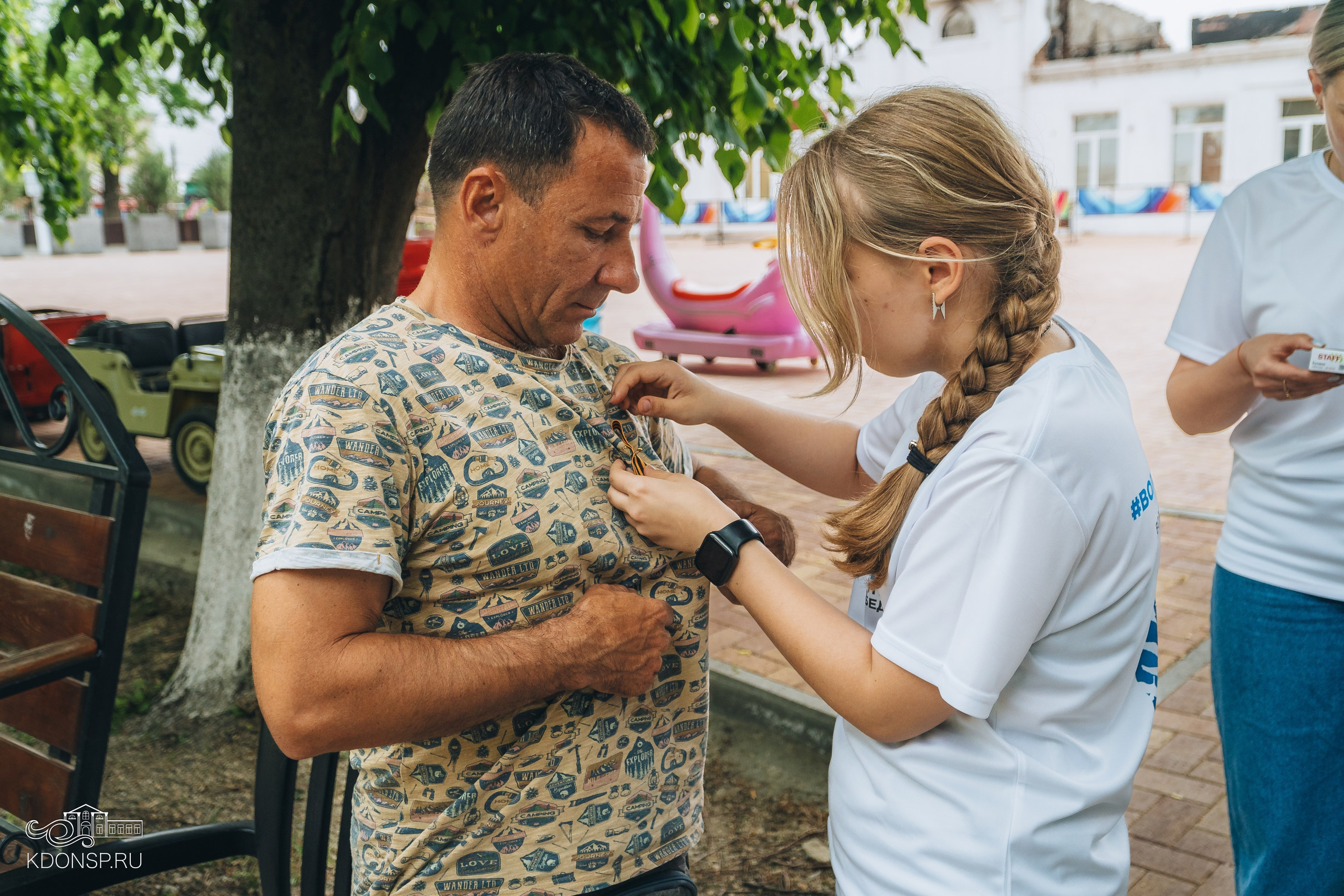 «Георгиевская ленточка — символ Победы». Новотитаровский Дом культуры