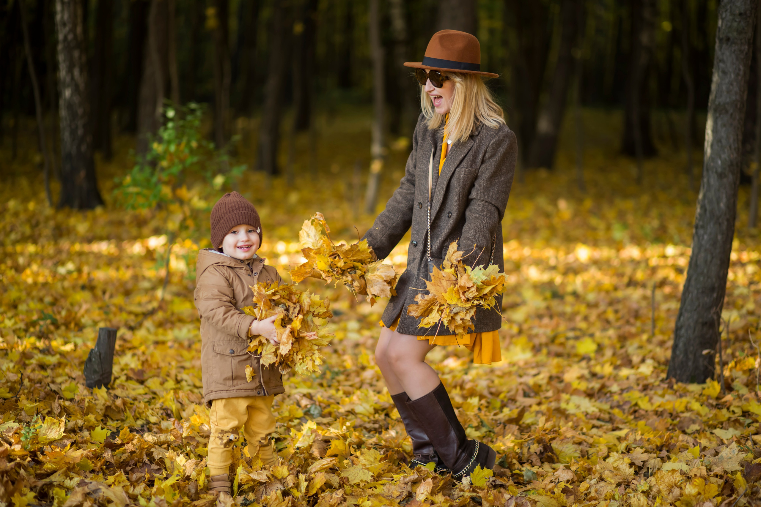 Осенние истории. Семейный и детский фотограф в Москве и МО — Александра
