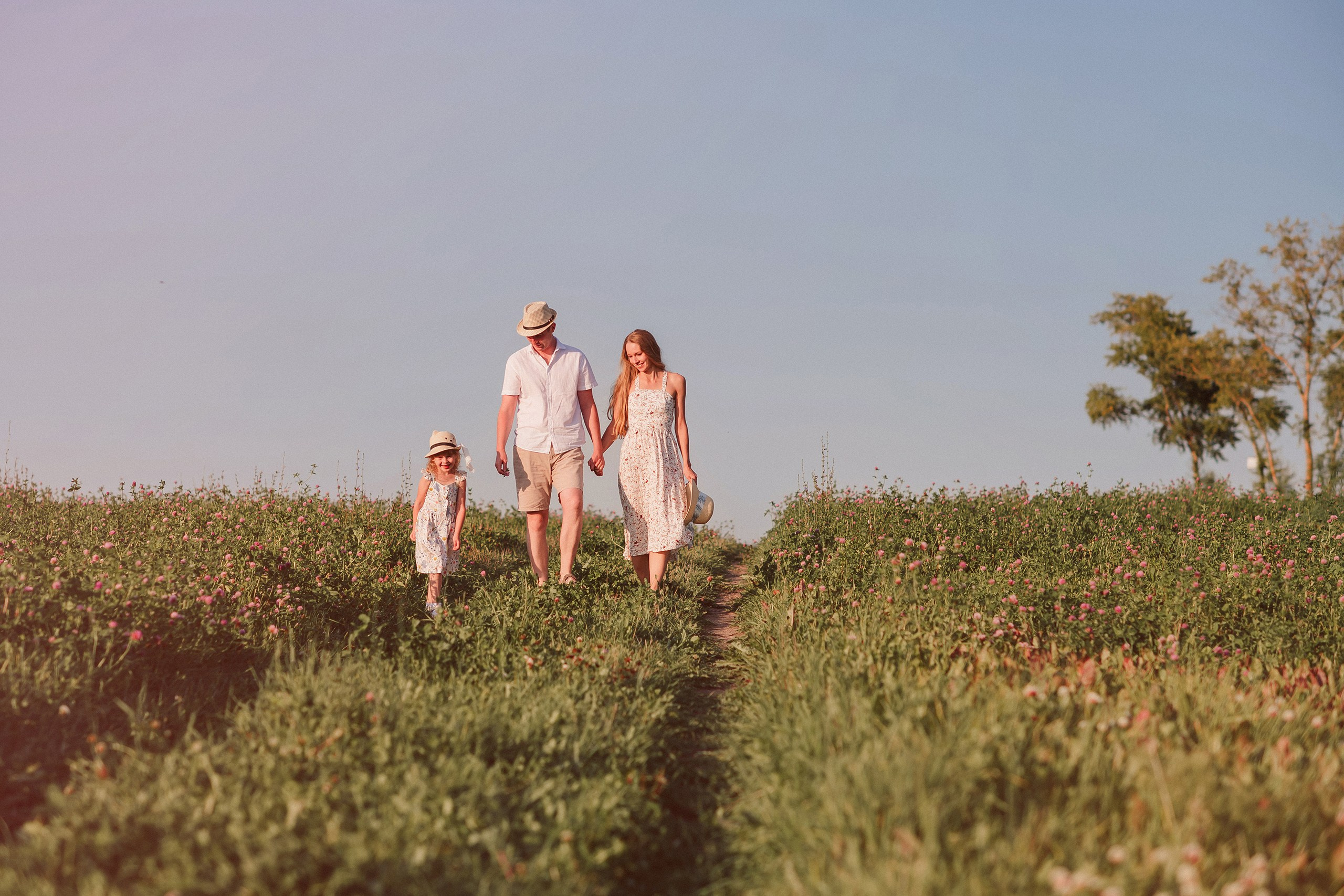 Лето. Поле. Семья. Семейный и Свадебный фотограф. Санкт-Петербург. Пушкин