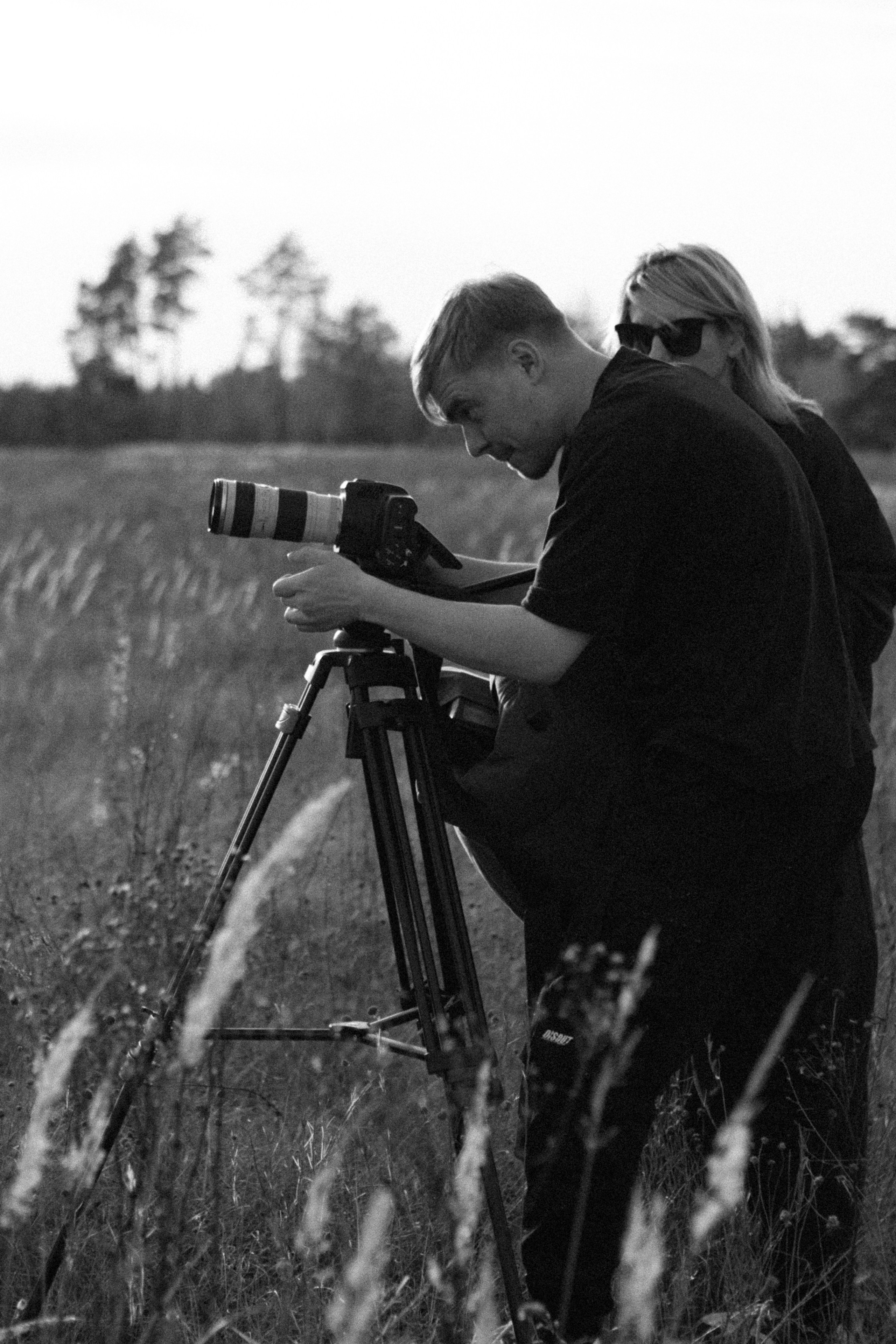 Backstage. Съемка клипа в поле. Фотограф Анастасия Кулешова