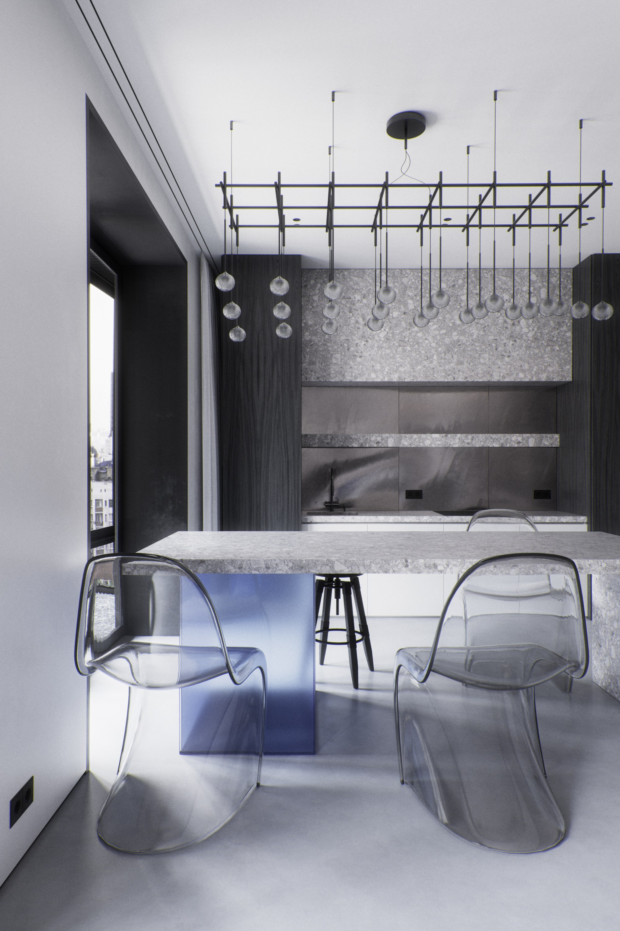 Blue accent. 3D Визуализация // Reiterrrr