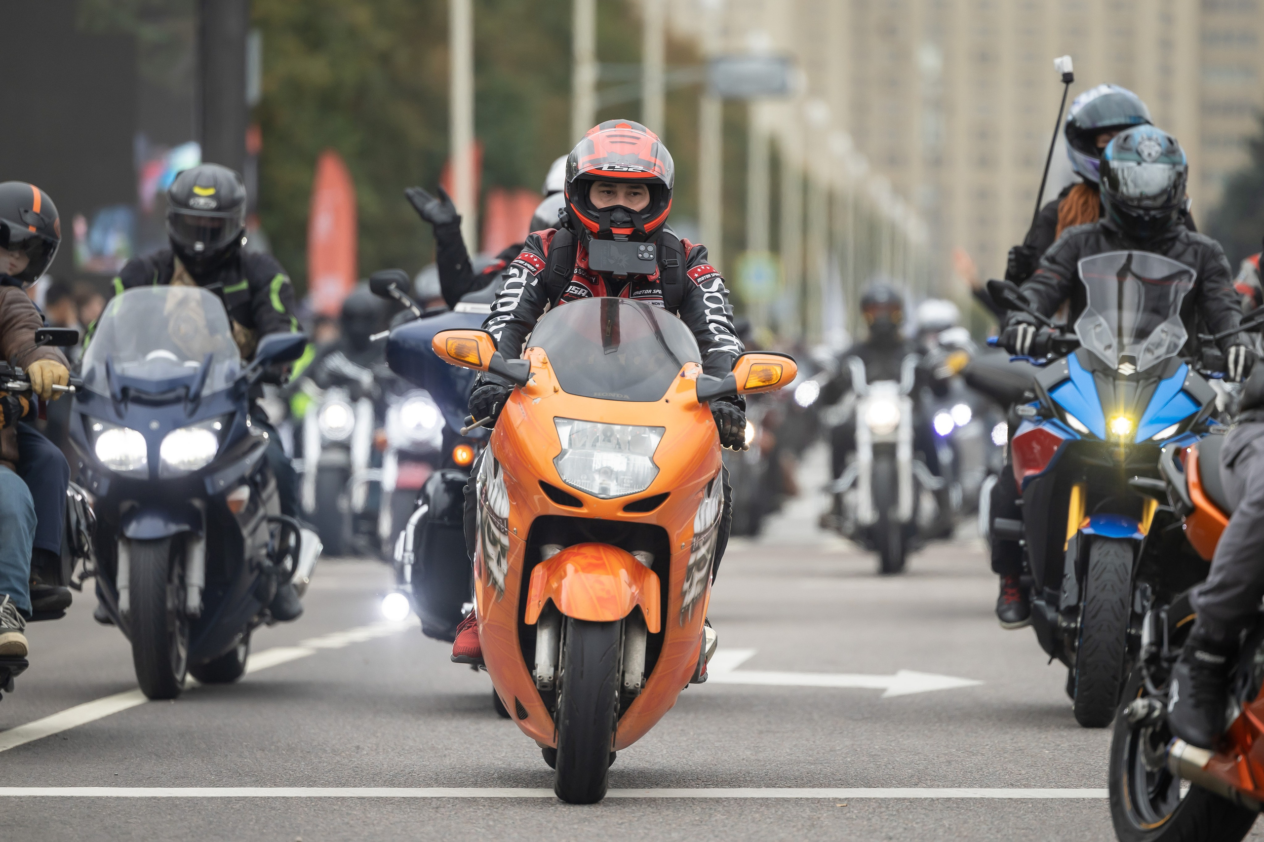 13-й Московский Мотофестиваль. Фотограф Владимир Охрименко