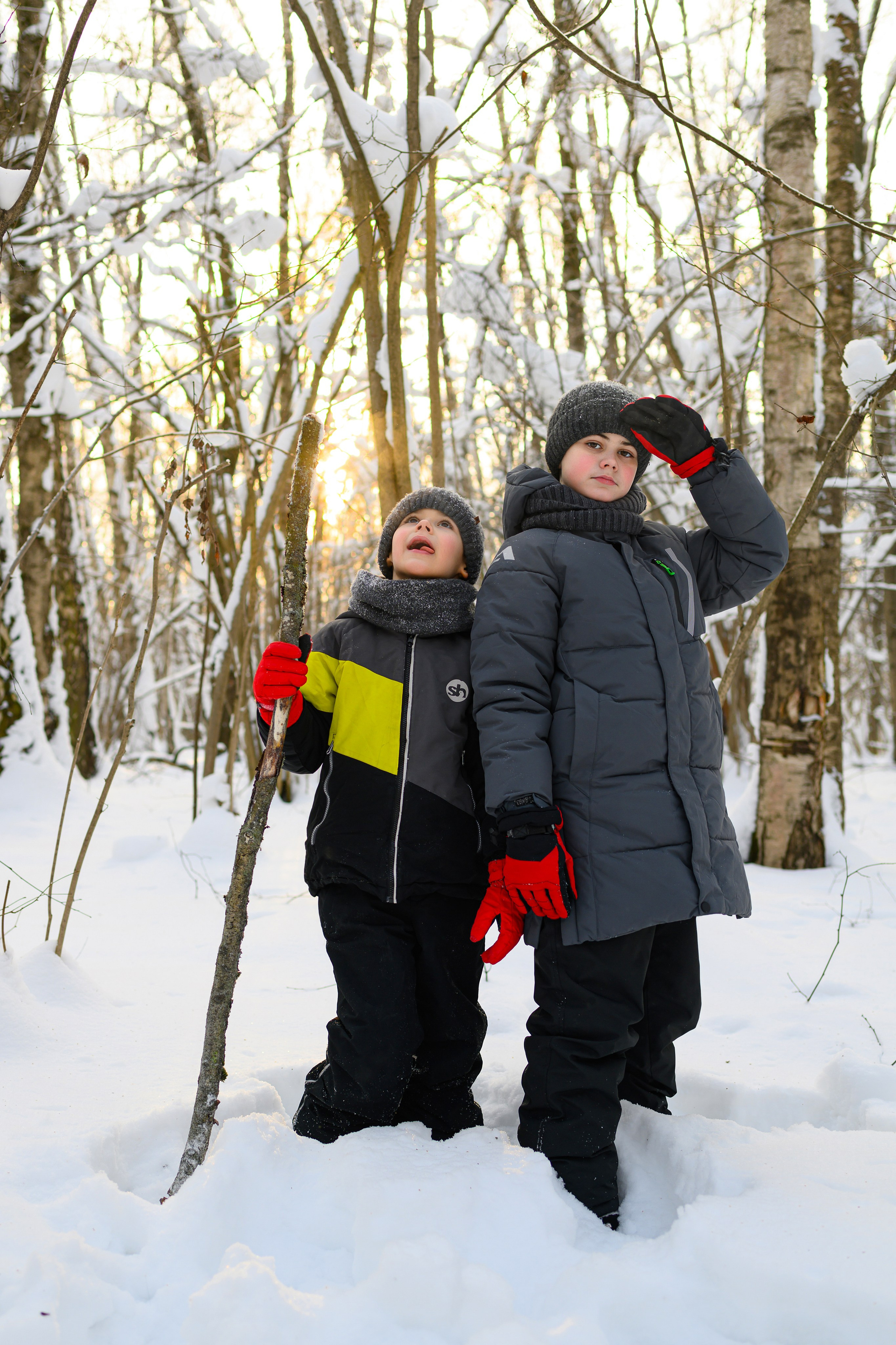 Зимние фотопрогулки. Семейный, детский фотограф в Москве Дегтярева Анастасия