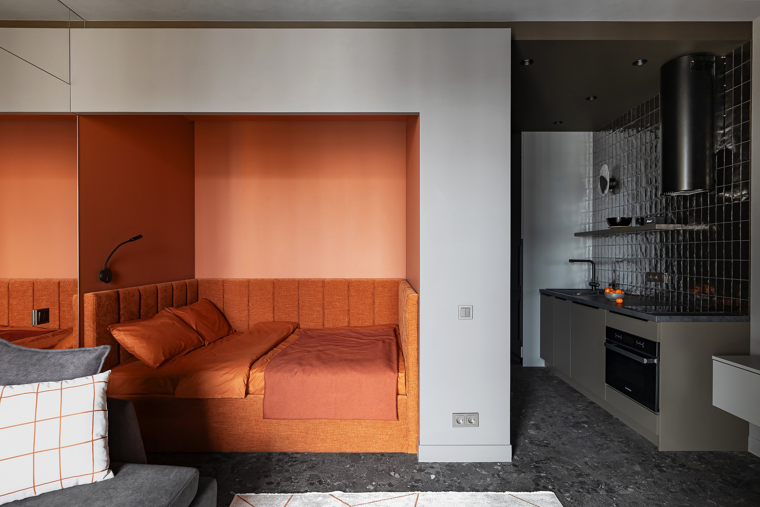 Интерьерная съёмка. Квартира 30 квадратных метров