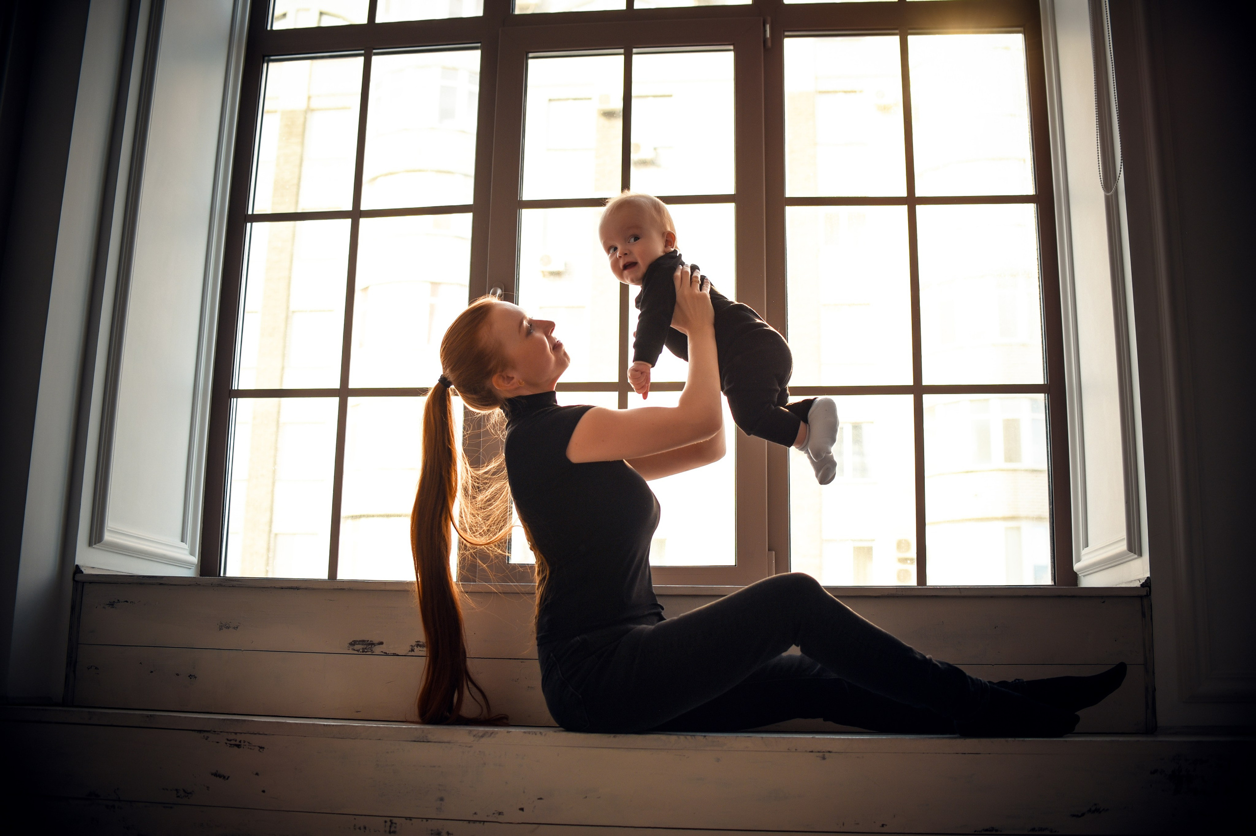 Семейная студийная фотосессия 3. Свадебный, семейный, детский, контент фотограф в Омске Максим Ильин