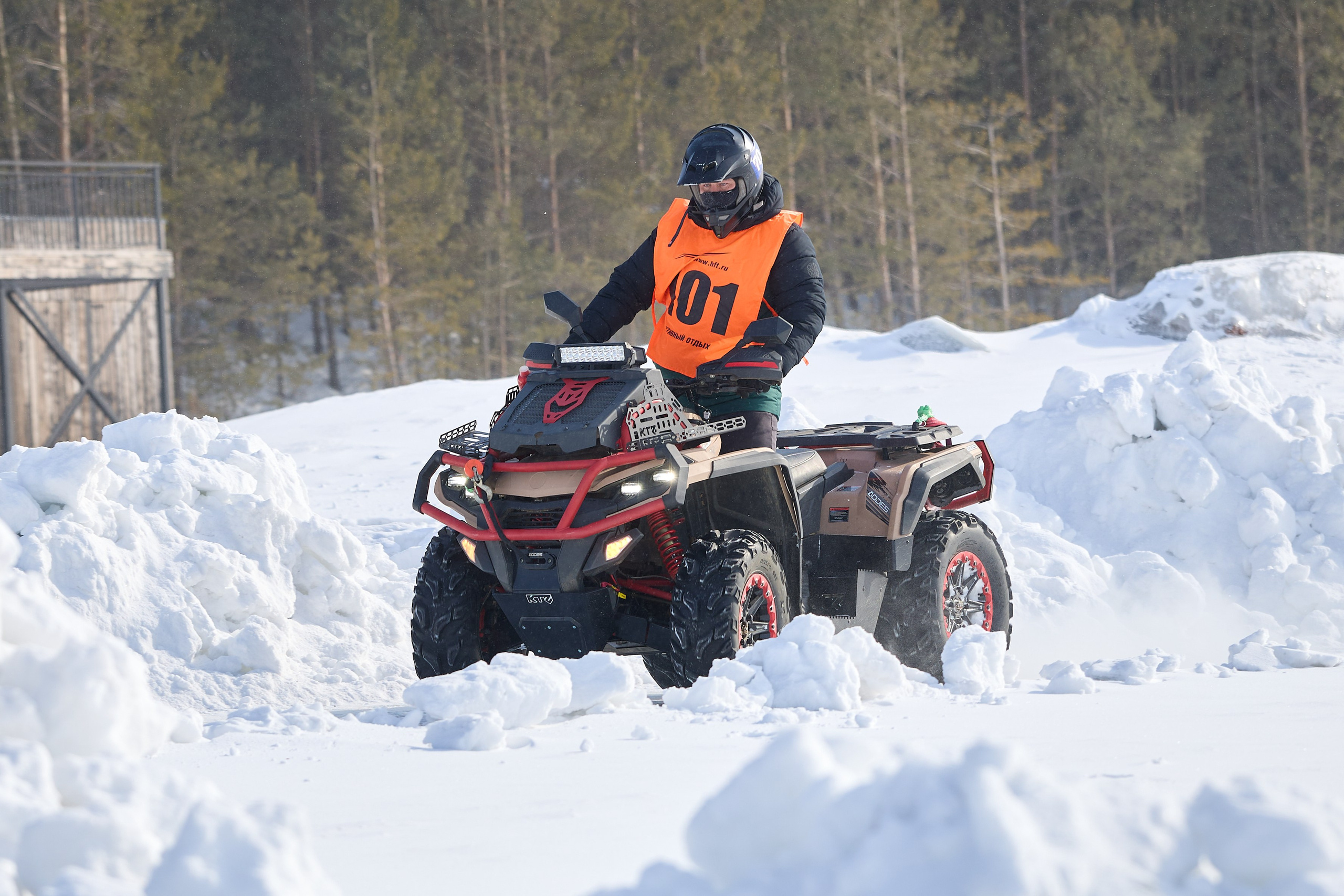 Топим Лёд — 2026. Соревнования на квадроциклах. Фотограф в Новосибирске Алена Скокова