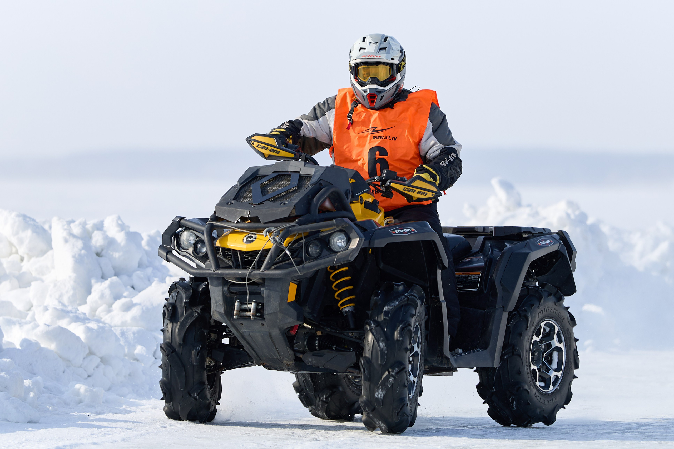 Топим Лёд — 2026. Соревнования на квадроциклах. Фотограф в Новосибирске Алена Скокова
