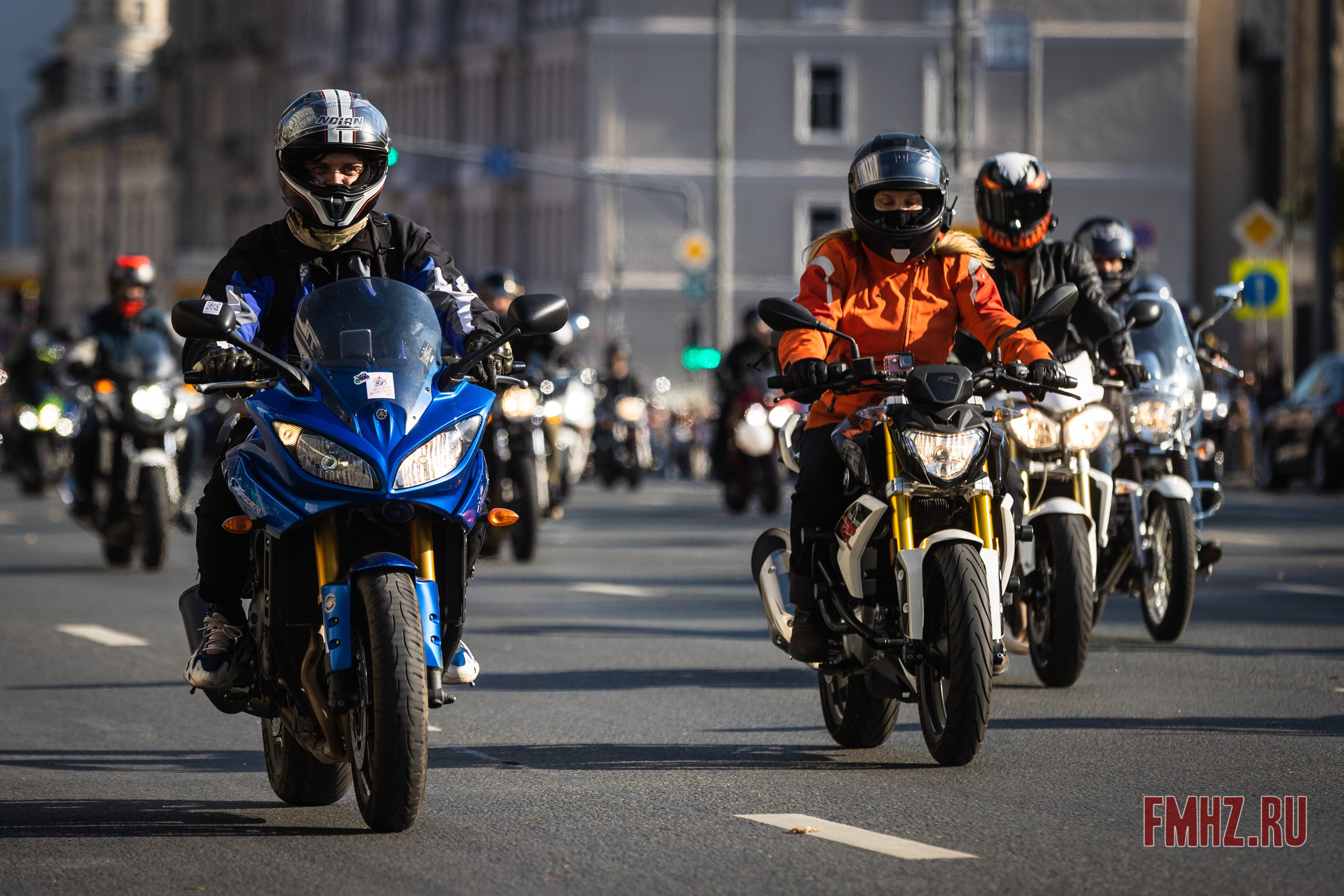 Закрытие Мотосезона 2023 на проспекте Академика Сахарова. Фотограф Владимир Охрименко