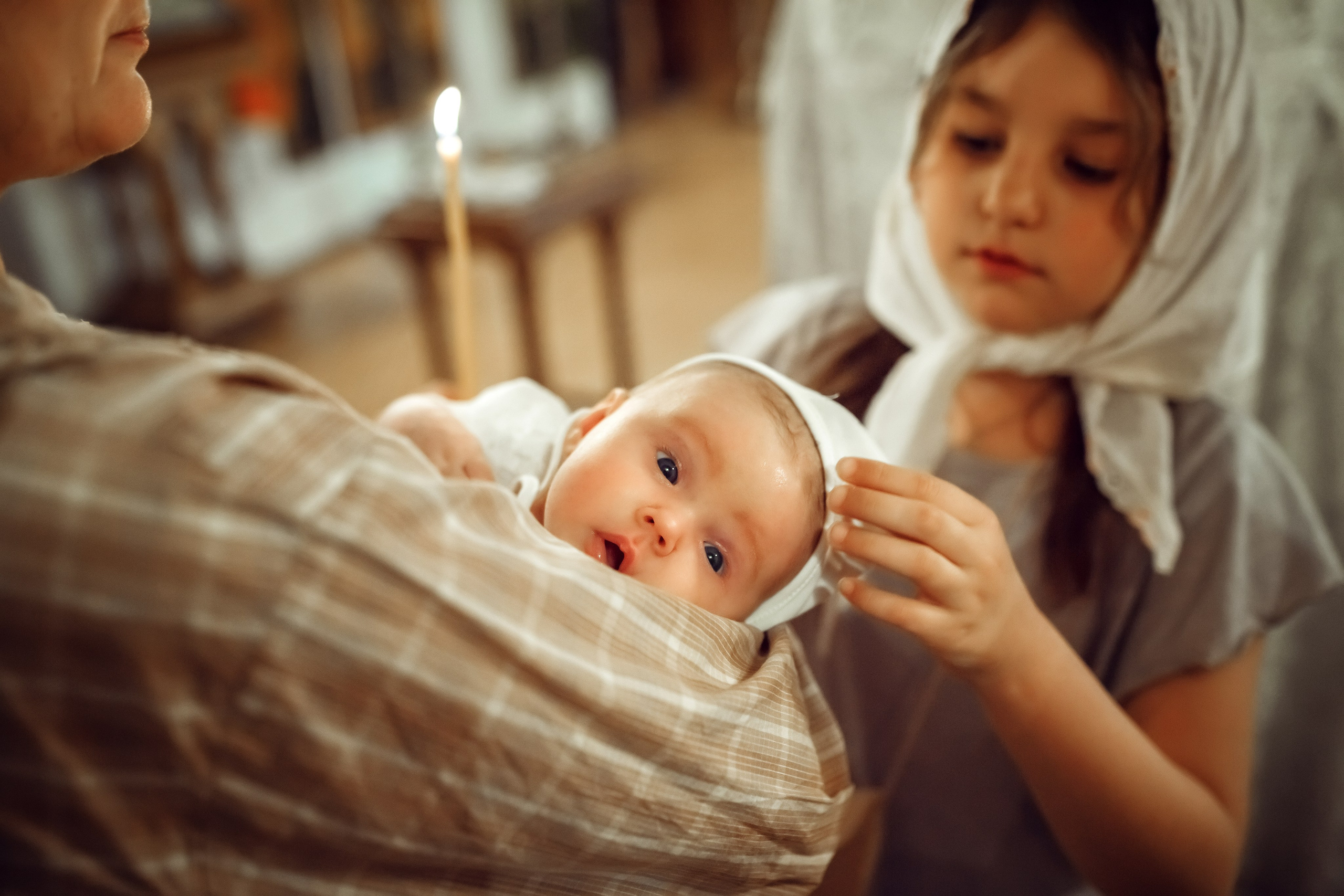 Крещение Александры. Фотограф на Крещение, семейный фотограф в Москве