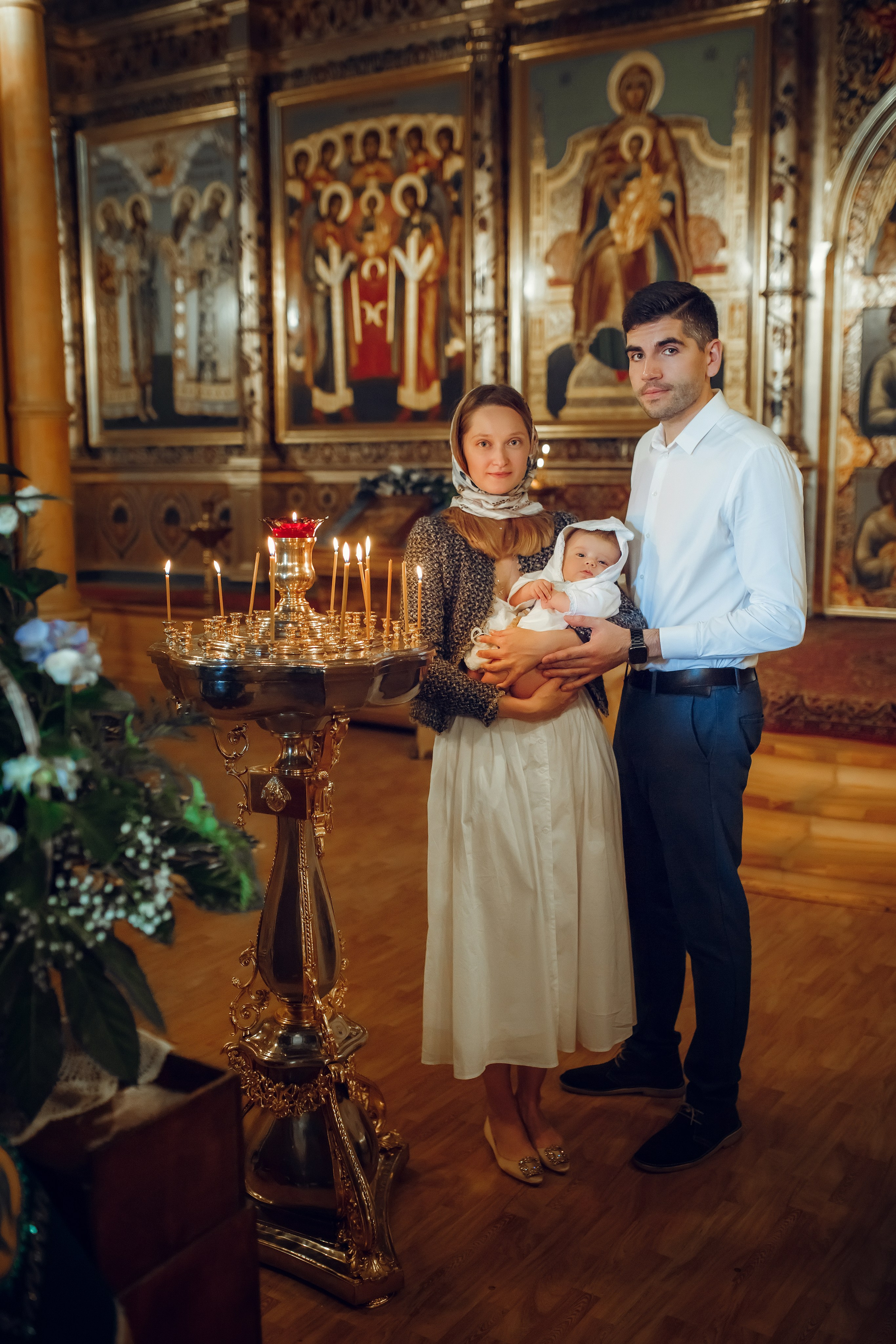 Крещение Арсения. Фотограф на Крещение, семейный фотограф в Москве