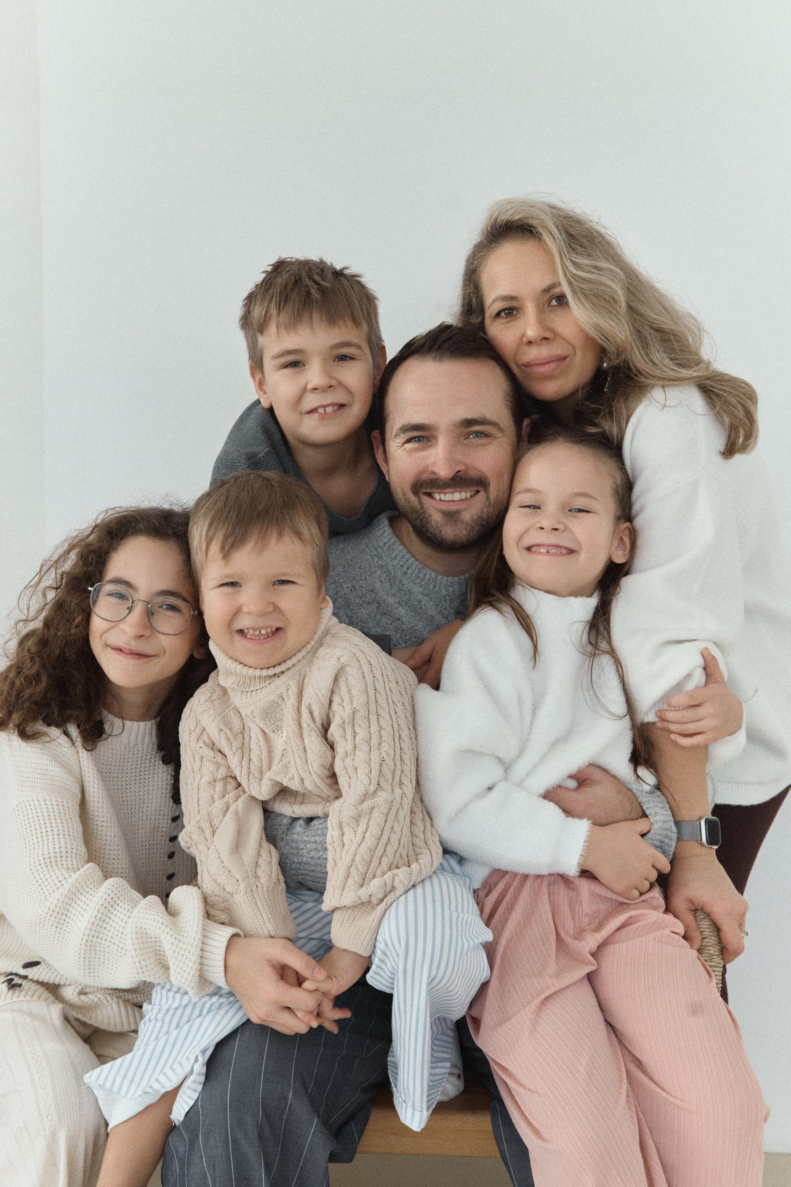 Данила + Нэлла + Василиса + Антон + Алиса + Платон. Семейный и детский фотограф Юлия Шох