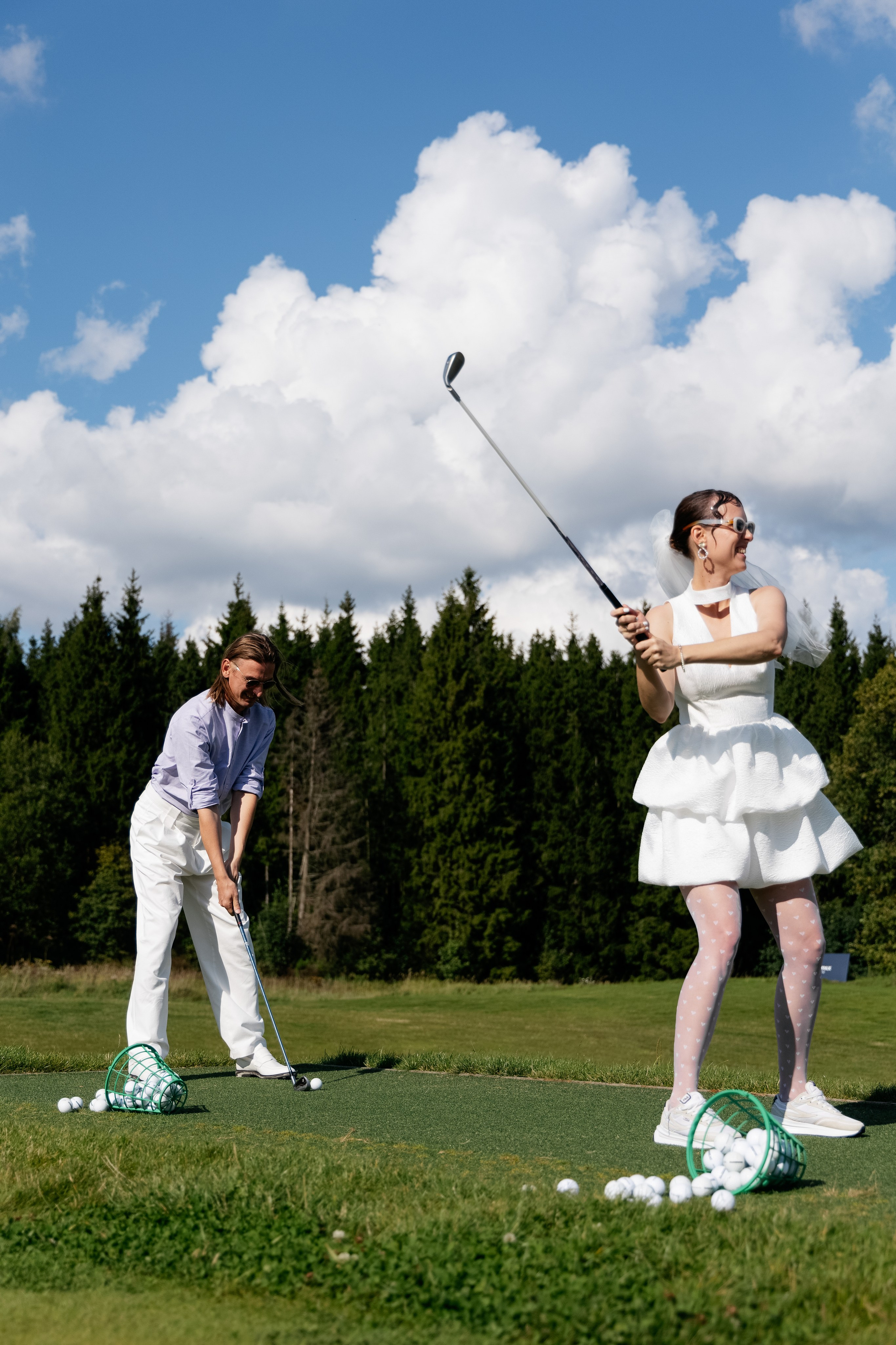 Целеево. Игра в гольф. Фотограф в Москве Анастасия Курлович