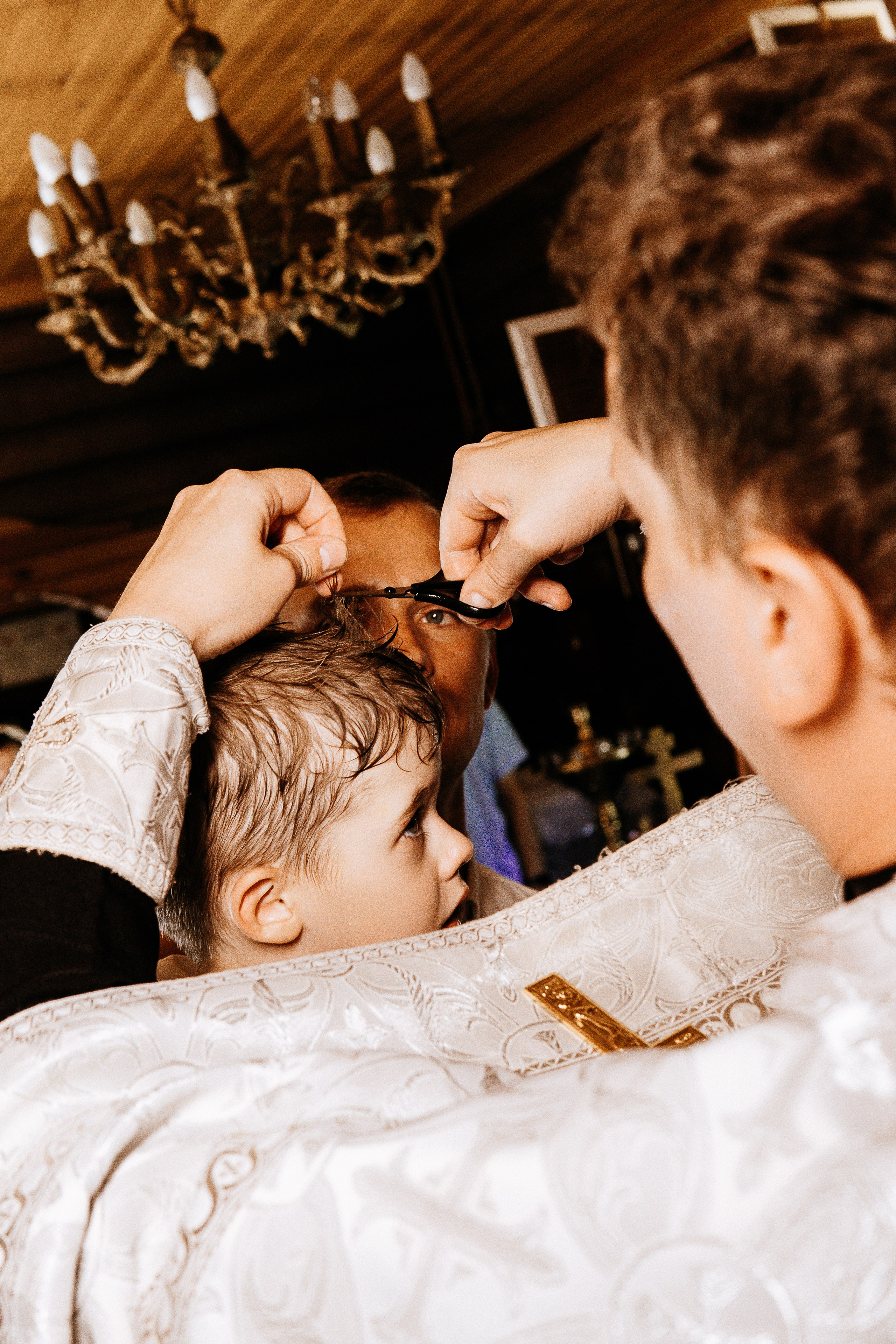 Крещение Таисии и Даниила. Фотограф Алла Быкова