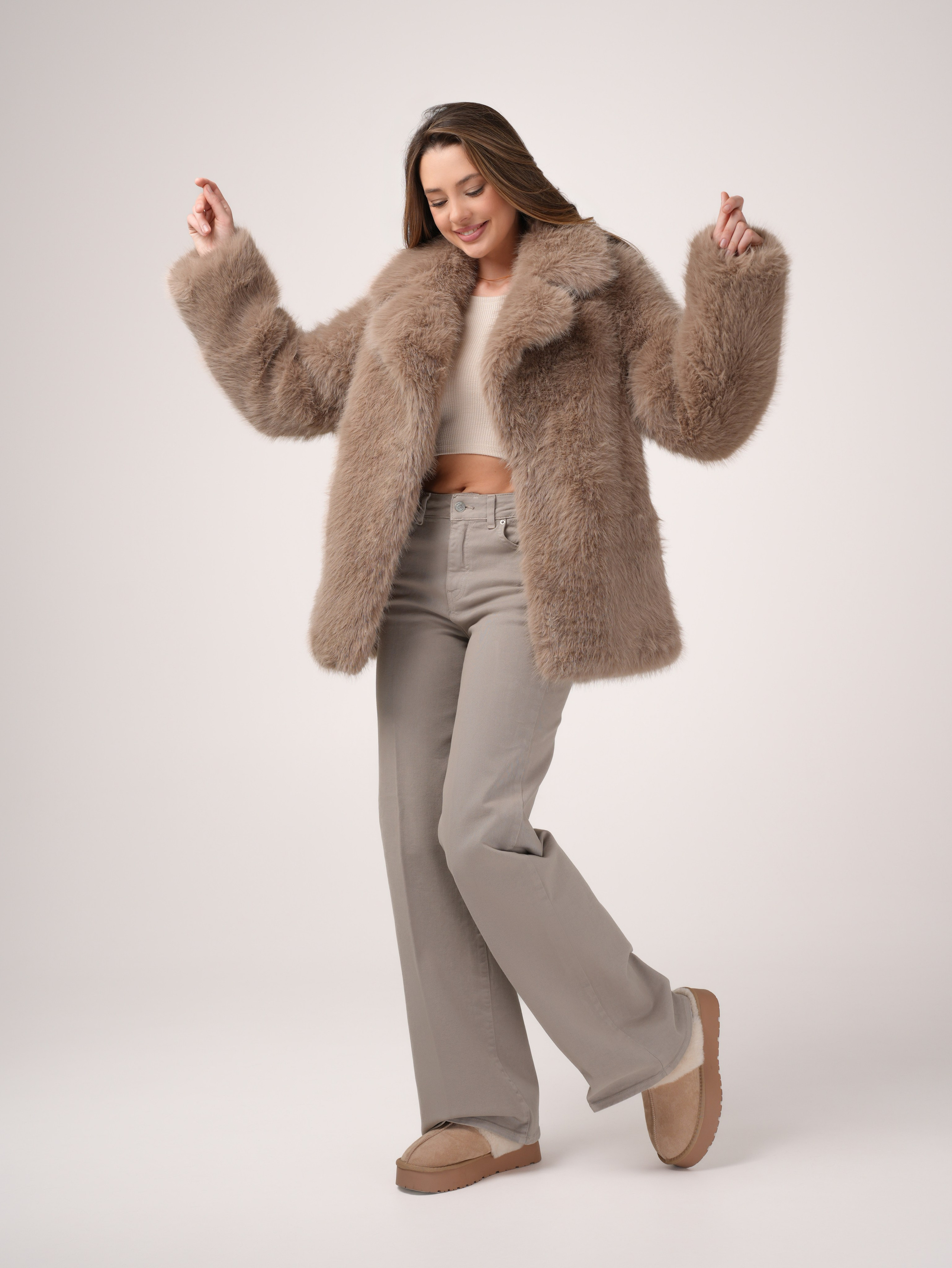 Новогодняя фотосессия бренда шуб. Портретный фотограф Москва Белогорцев Сергей