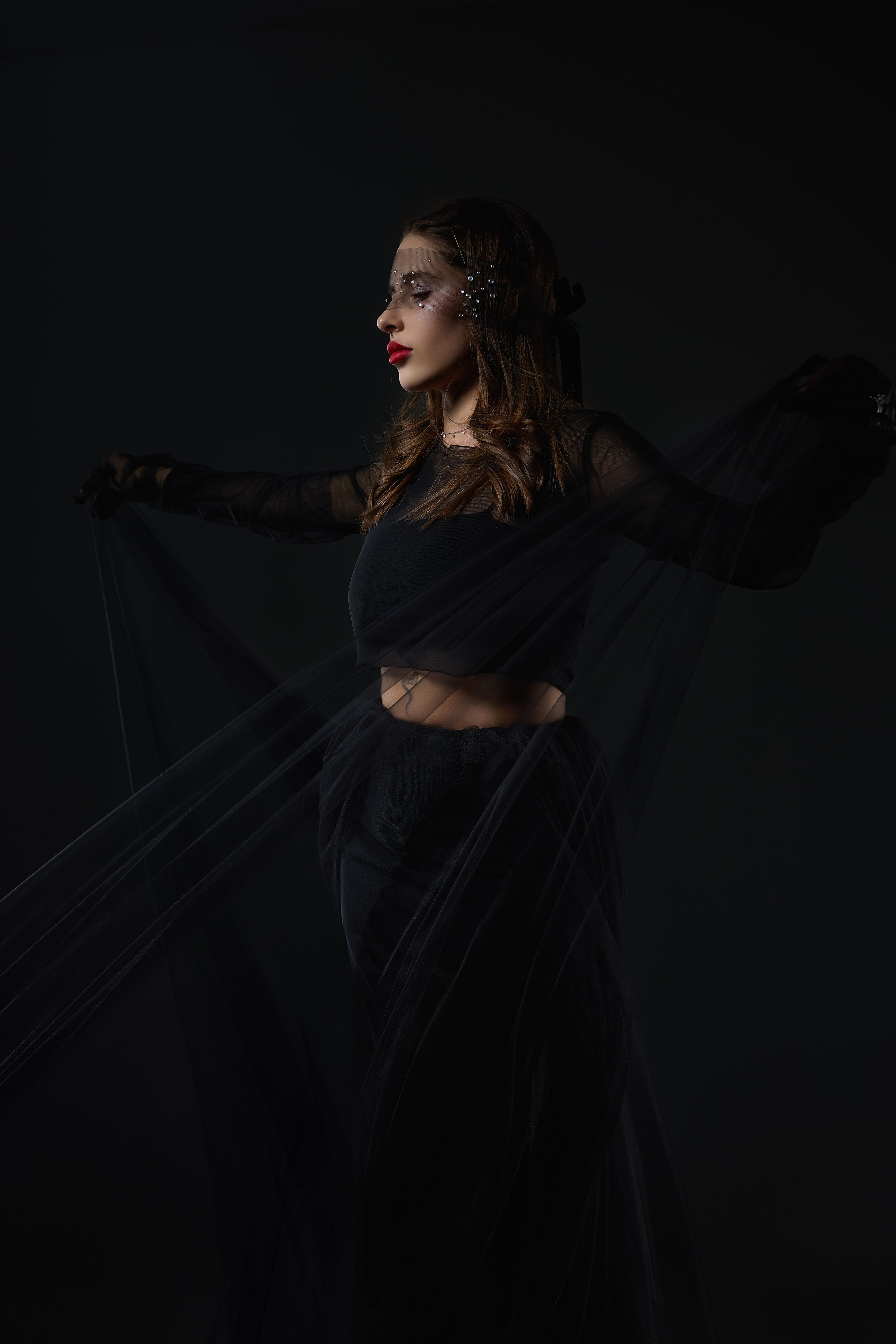 Черный фатин. Фотограф, мобилограф Ростов-на-Дону