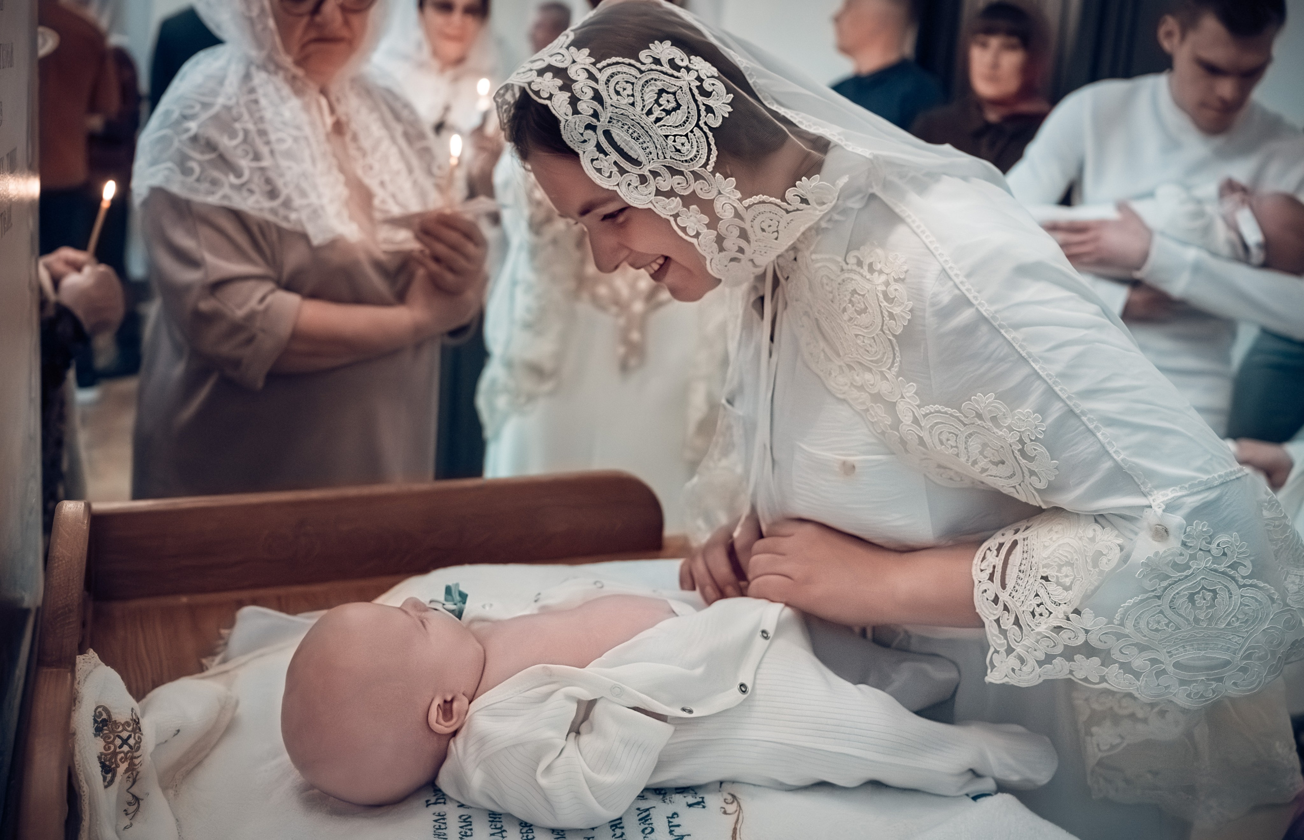 Крещение Александра и Варвары