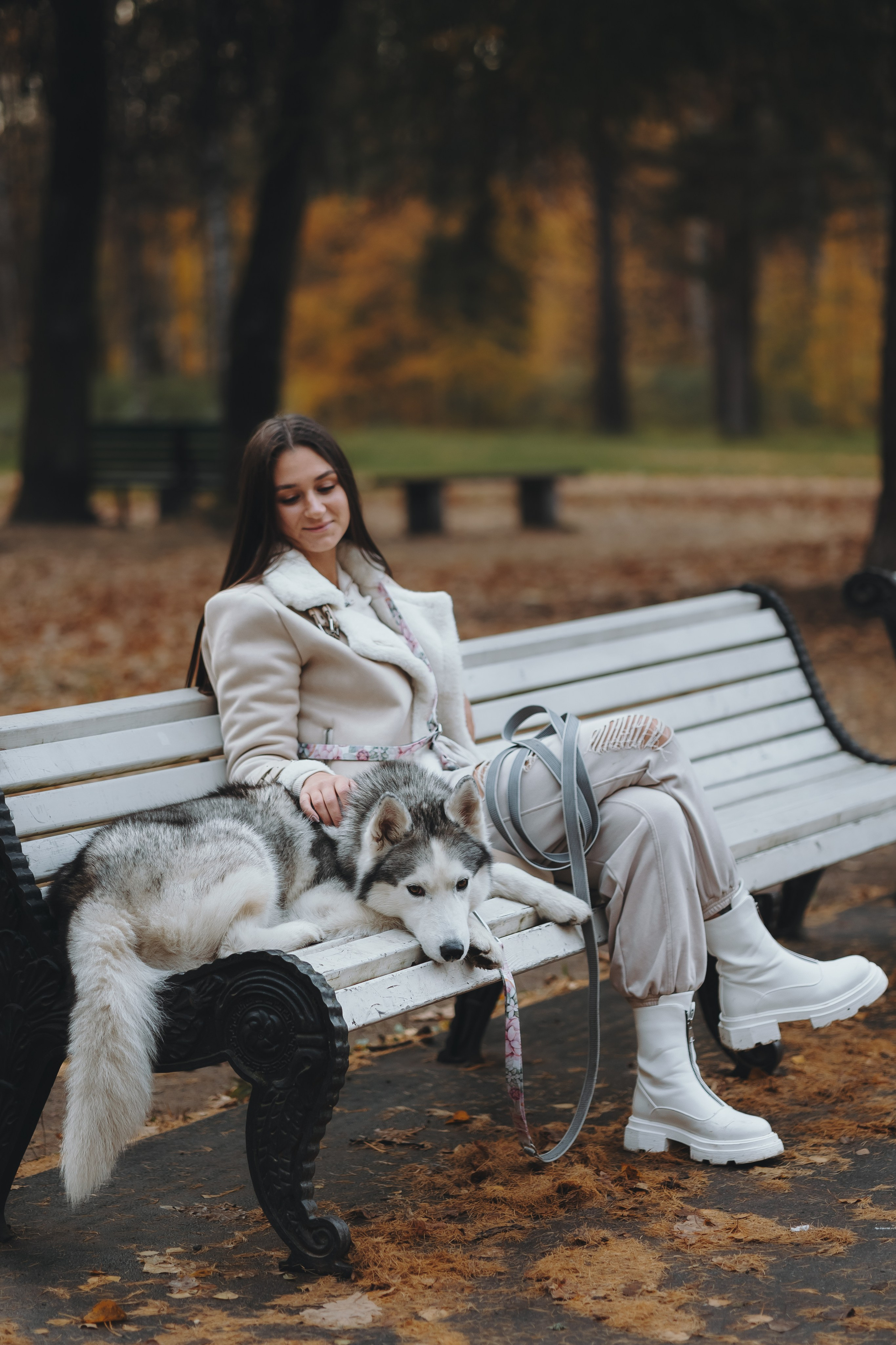 Настя и Айс. Фотограф-анималист в Санкт-Петербурге Алина Яхонт