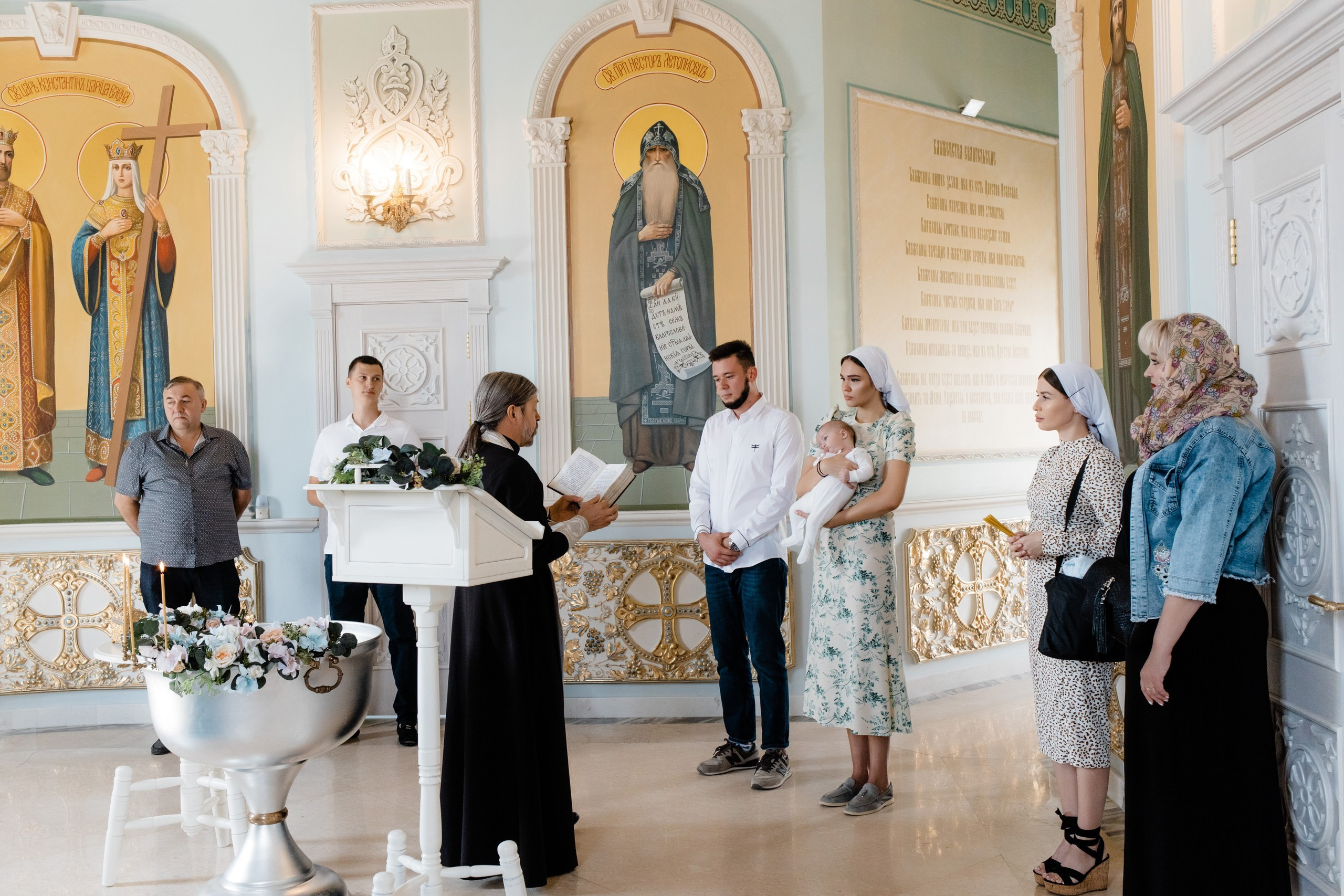 Таинство Крещение Романа. Свадебный и семейный фотограф
