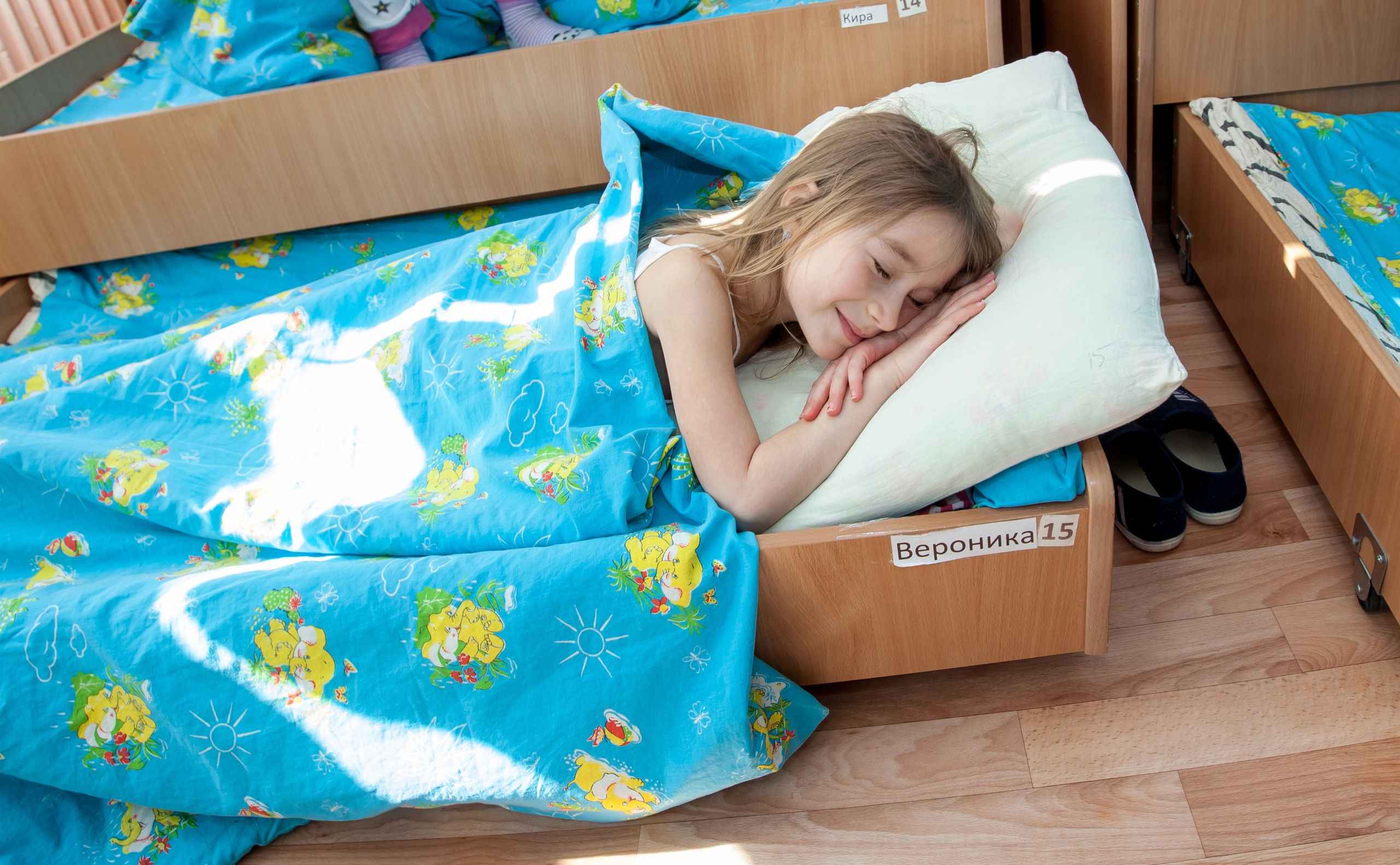 Спальня в детском саду. Свадебный, семейный, детский фотограф в Санкт-Петербурге