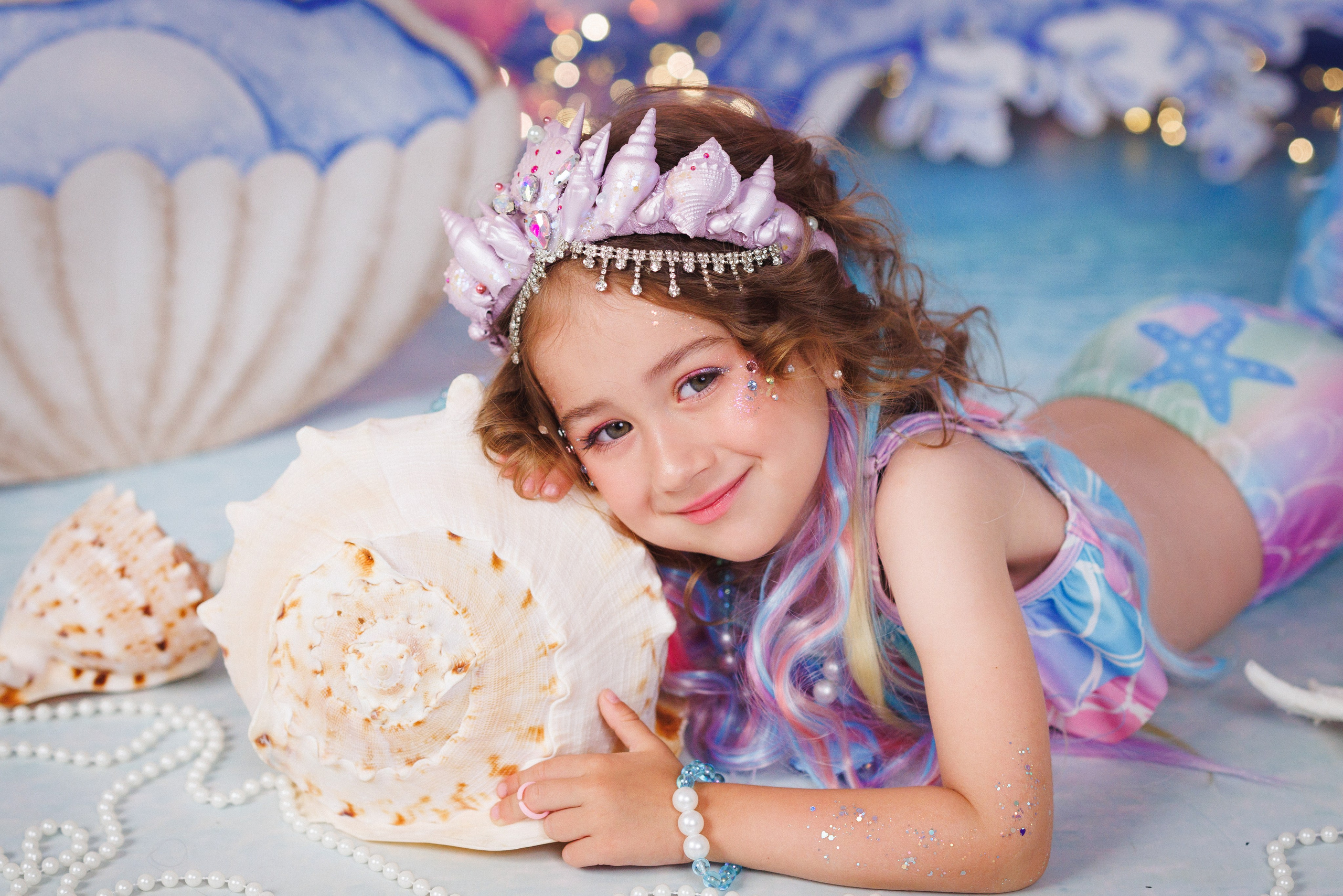 Детская фотосессия в образе «РУСАЛОЧКА», город Краснодар. Семейный и детский фотограф в Краснодаре Анна Трашкова