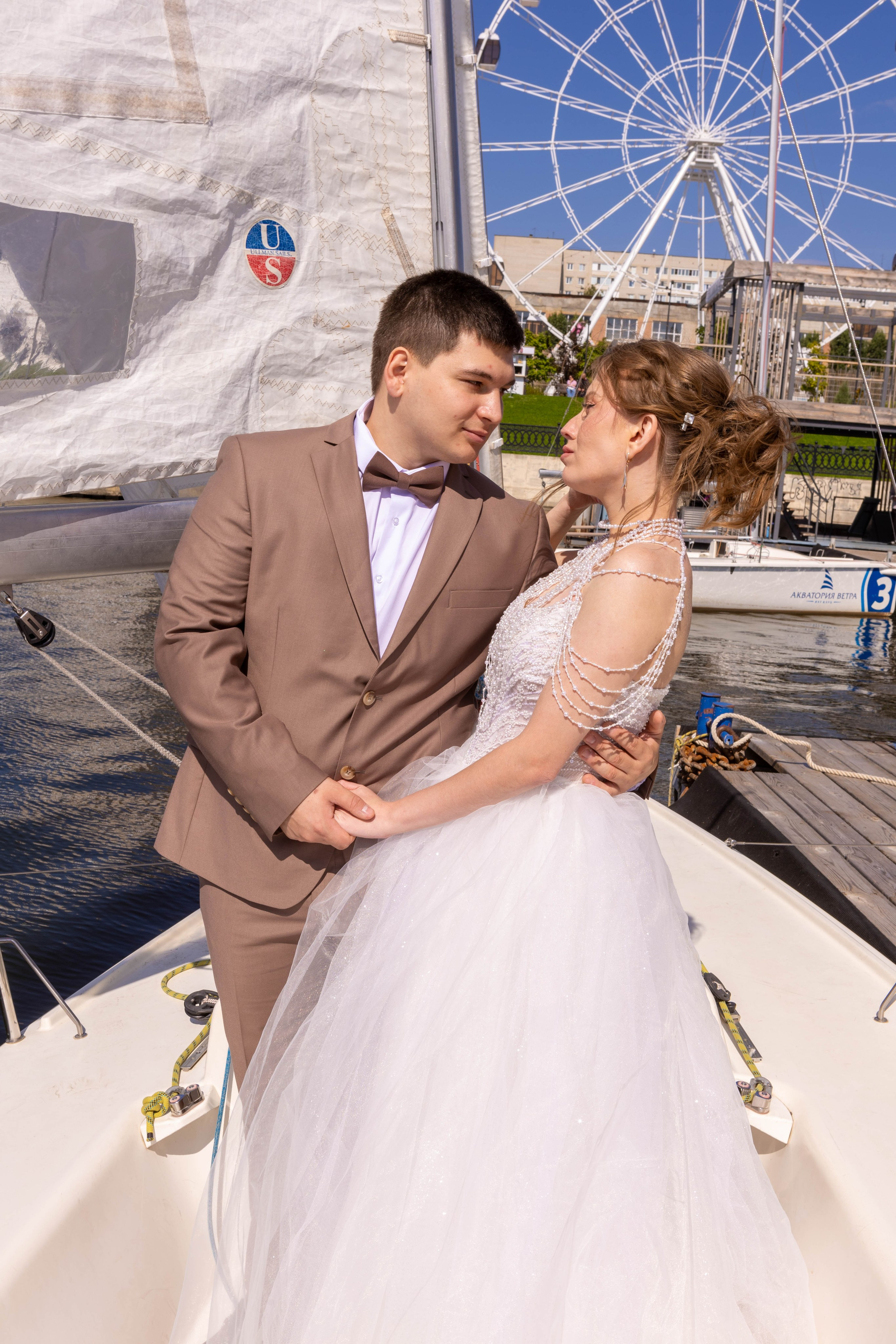 Wedding: ♥Виктория и Иван♥ «Яхт клуб — Акватория Ветра». Свадебный и предметный фотограф Ренат Каламперов