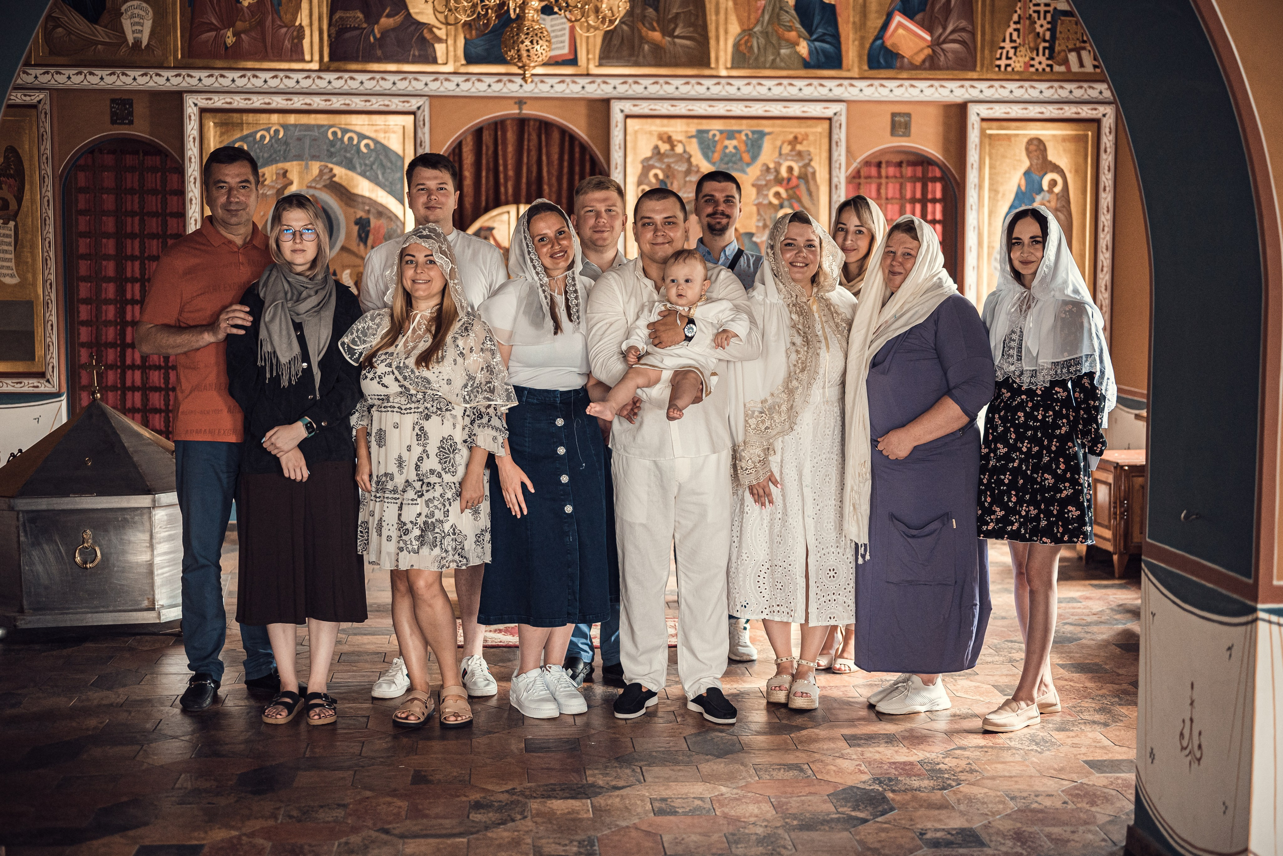 Крещение Александра. Семейный и детский фотограф Москва