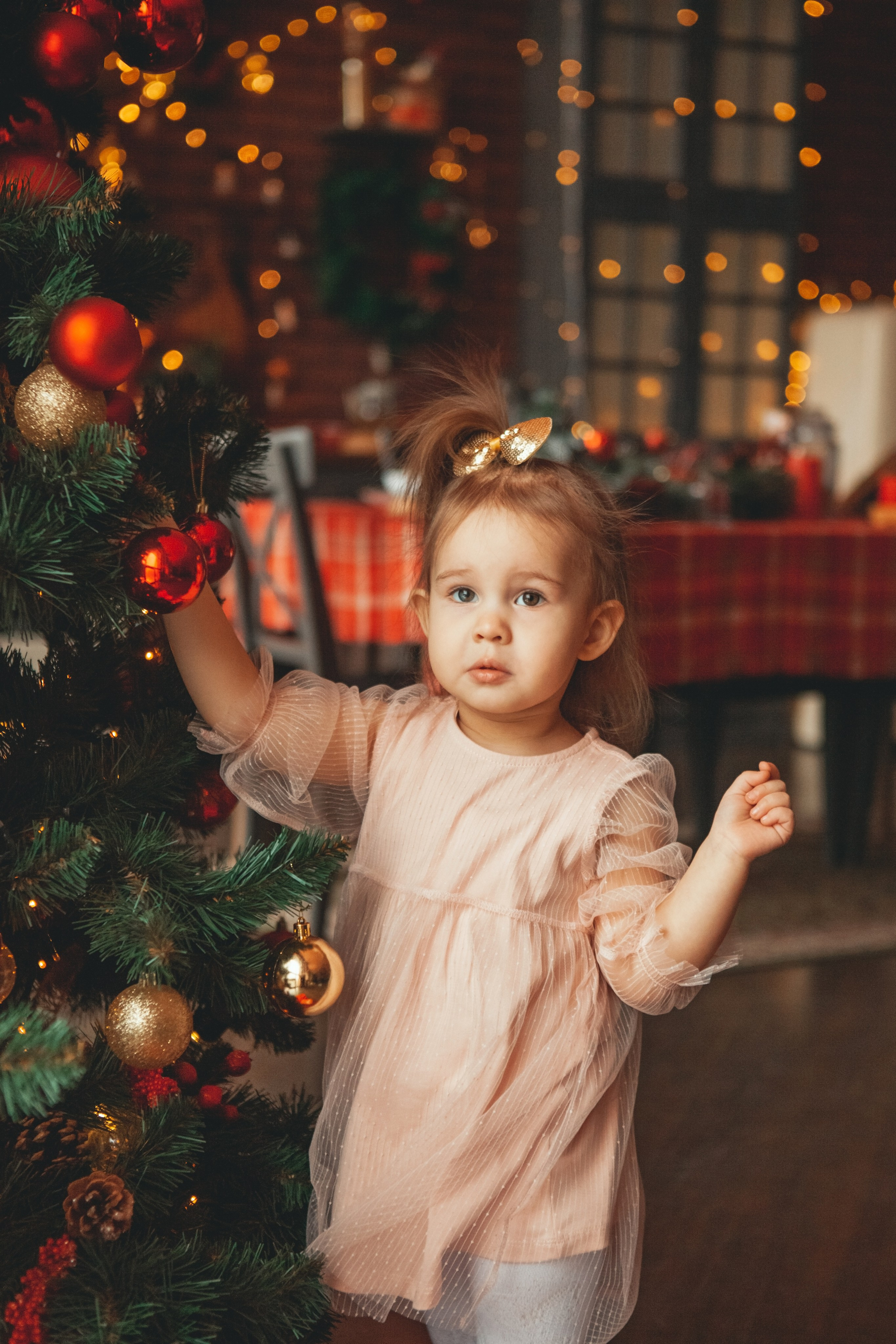 Новогодняя семейная фотосессия в студии. Фотограф Ольга Ефремова