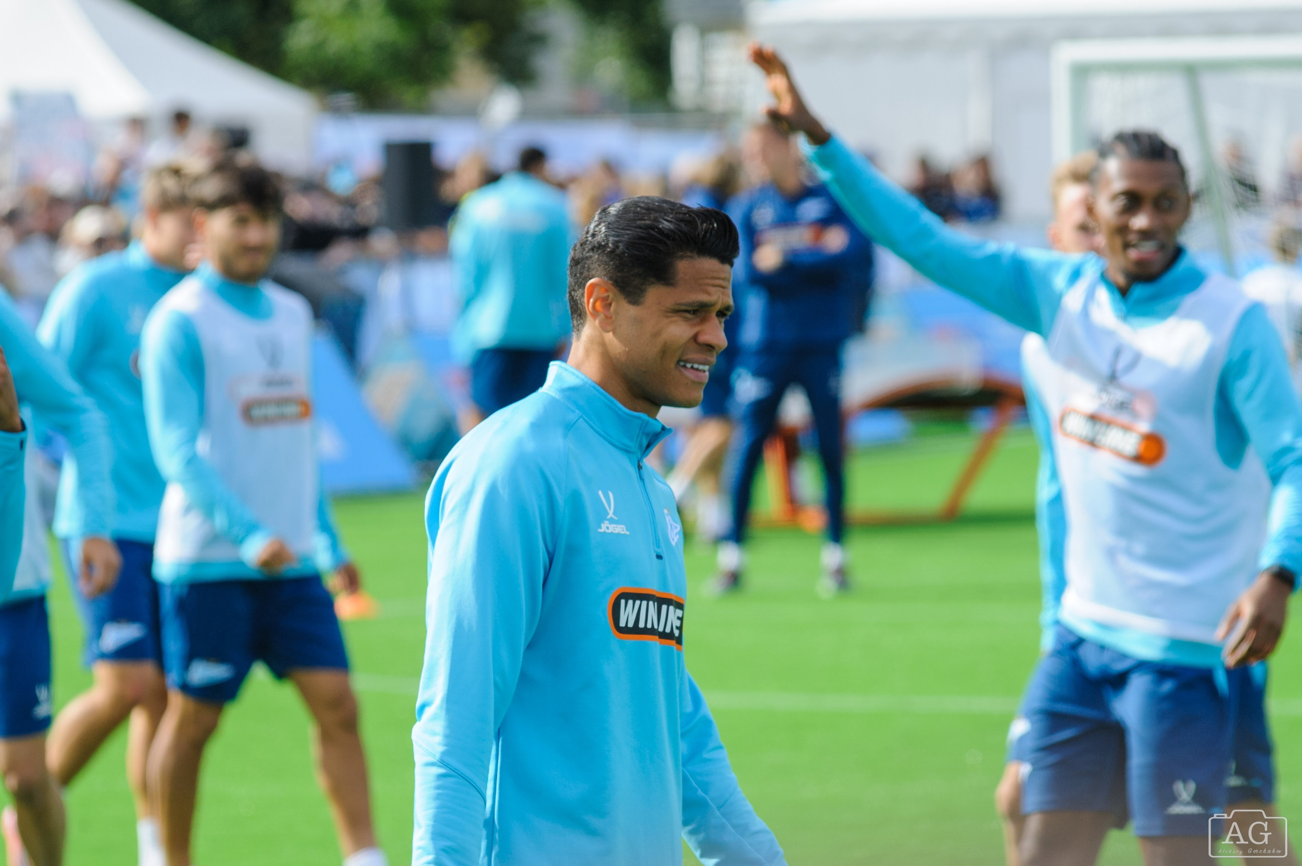 Открытая тренировка ФК «Зенит». Алексей Горчаков. Фотограф на ваш праздник