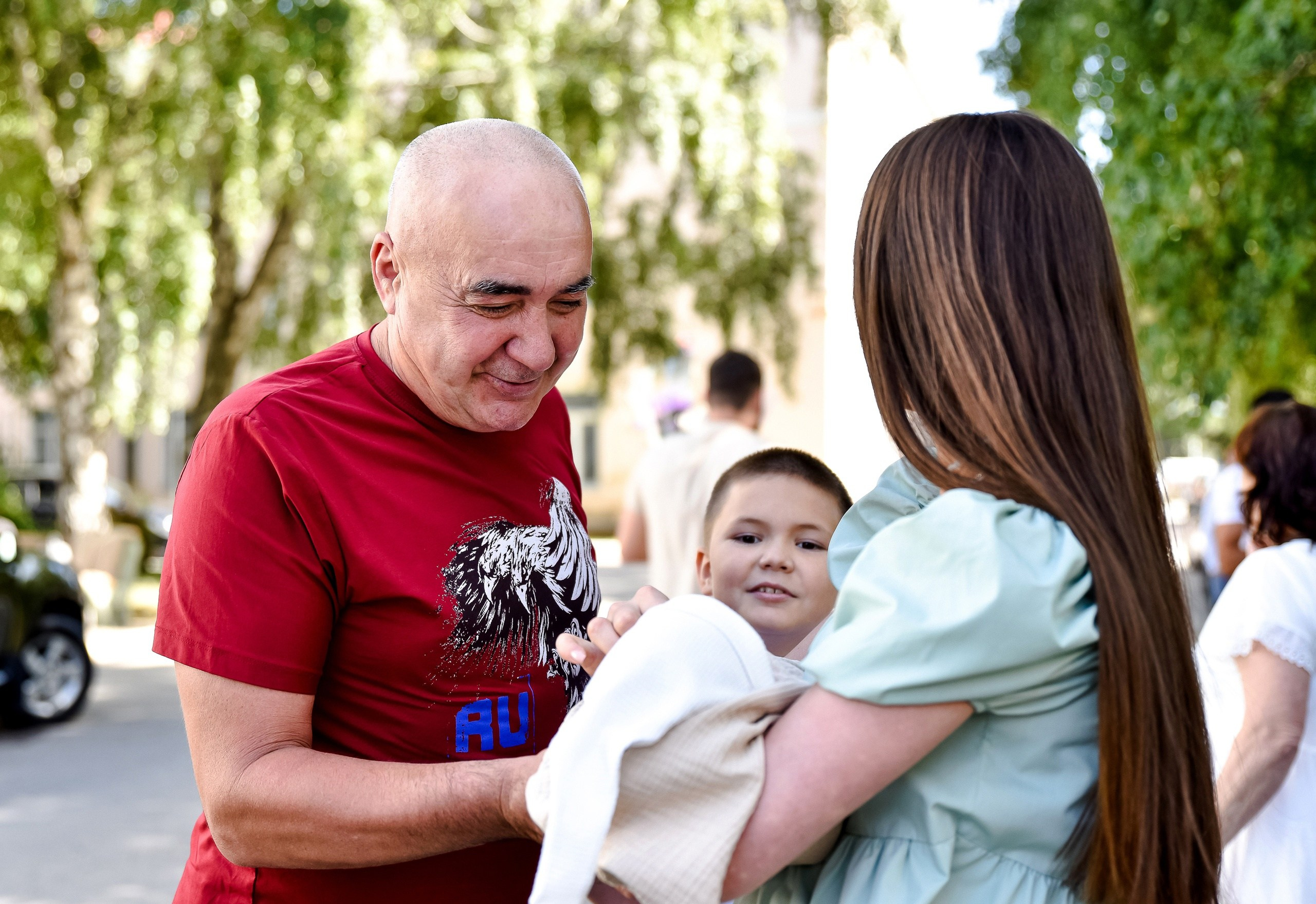Фотосессия выписки из роддома в Самаре