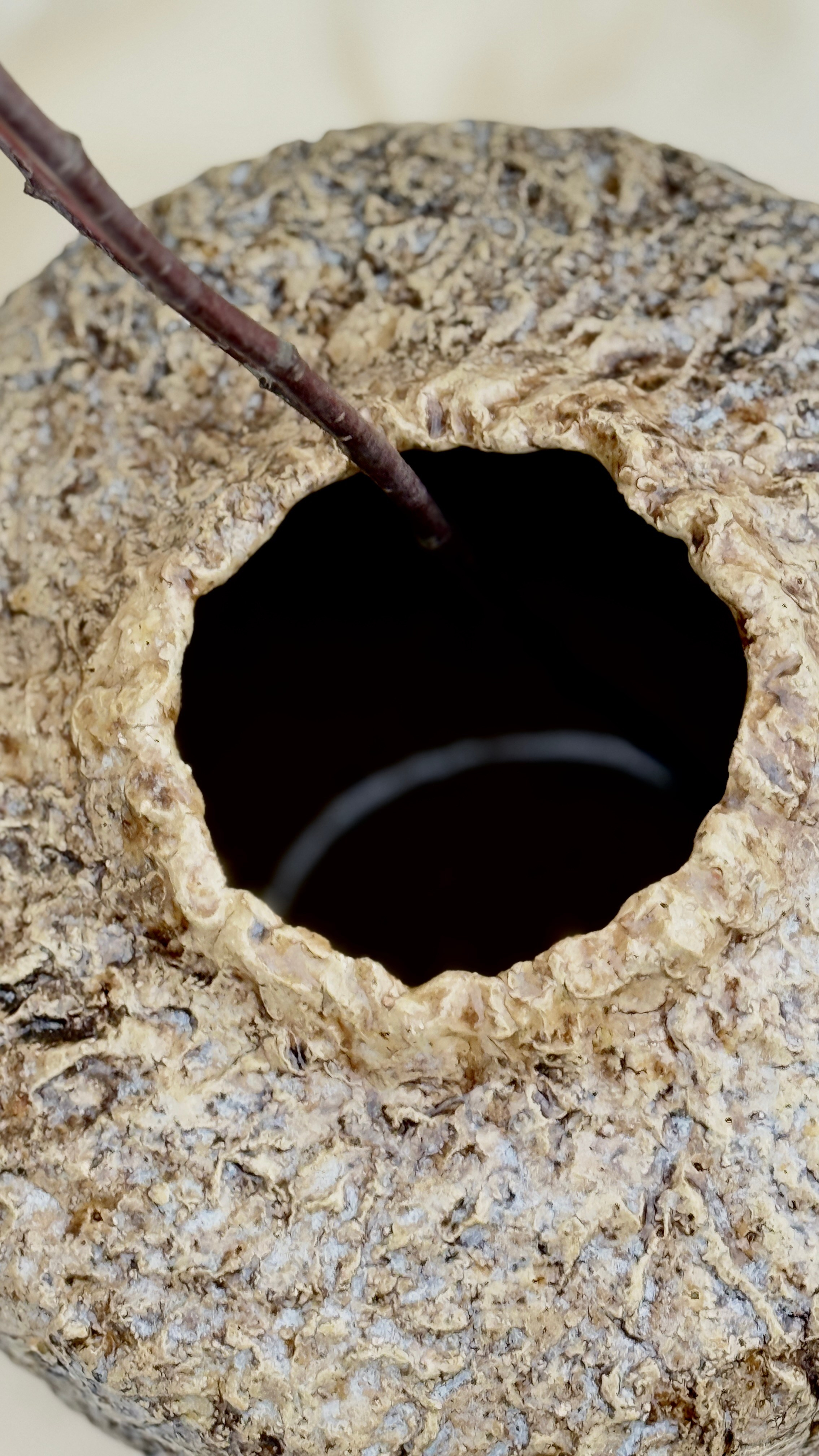 Ваза «Большой коричневый камень». Арт-керамика Катерины Жизневской