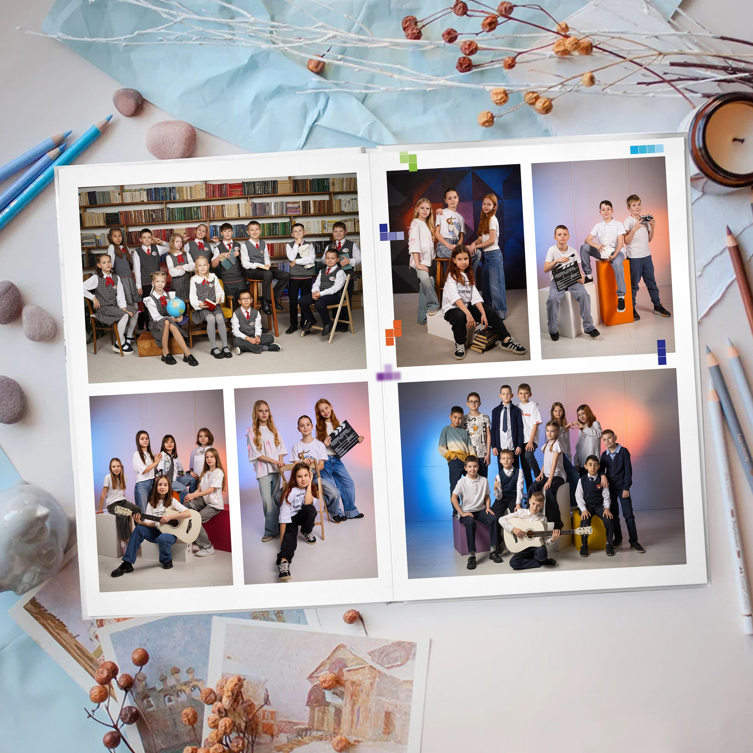 Выпускной альбом "Тетрис" — креативный дизайн и качественные фотографии Красноярска. AlbomKras -выпускные альбомы Красноярска с авторским дизайном и качественной фотосъемкой! ⭐⭐⭐⭐⭐ 5.0