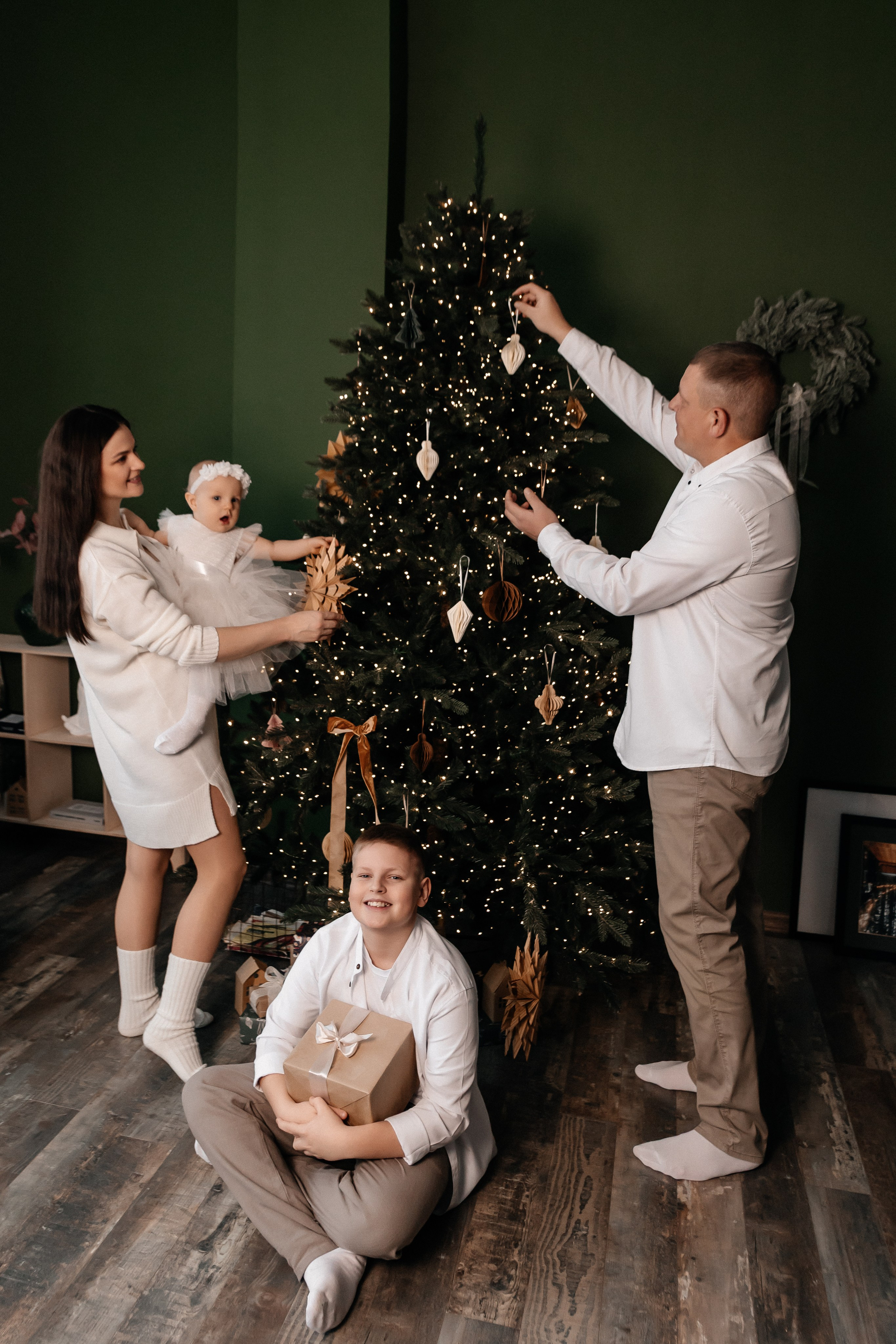 Новогодняя. Семейный фотограф Минск Усова Ольга