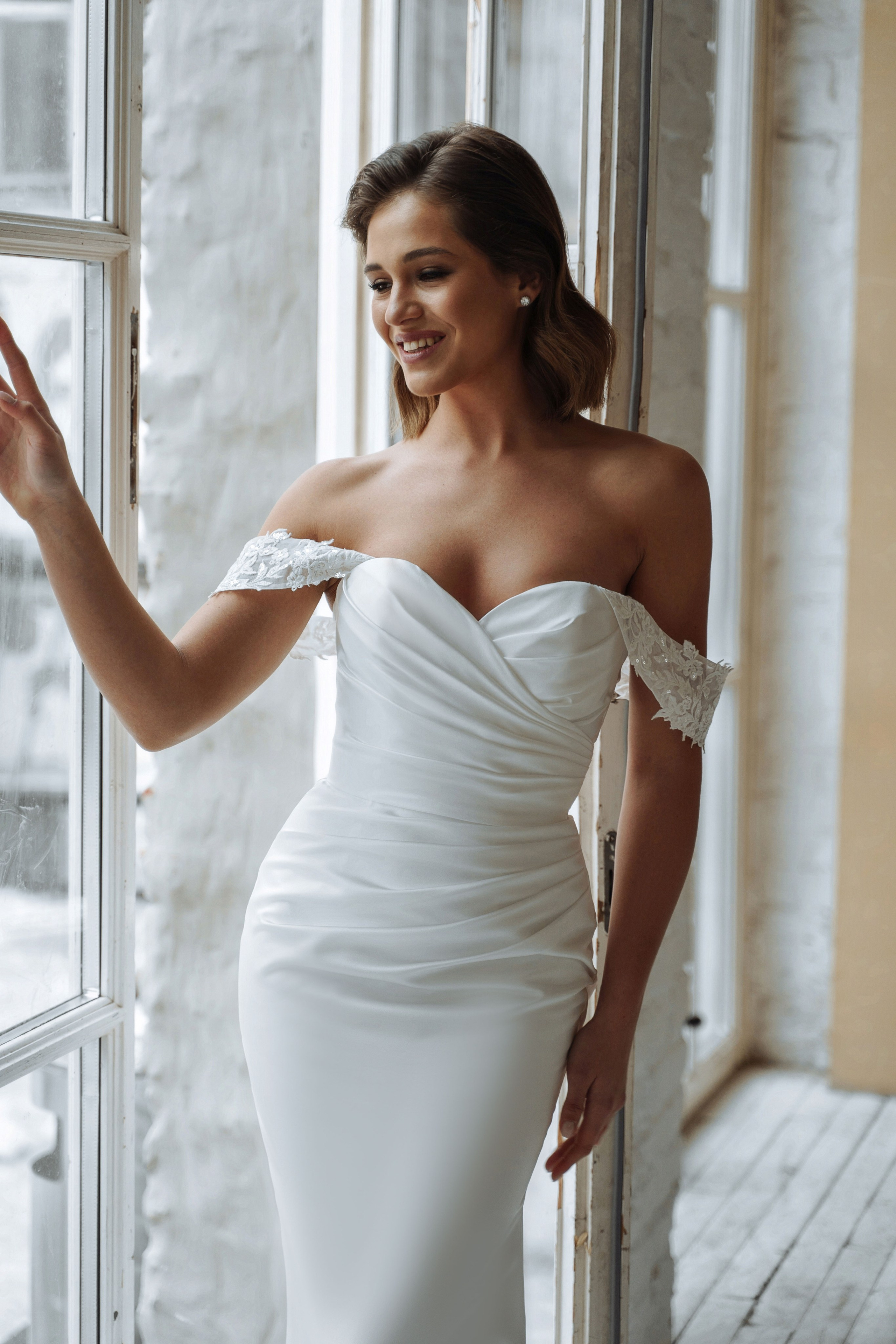 Съемка свадебного каталога бренда BERTINA DESIGN с Кристиной. Свадебный и портретный фотограф Клипа Максим