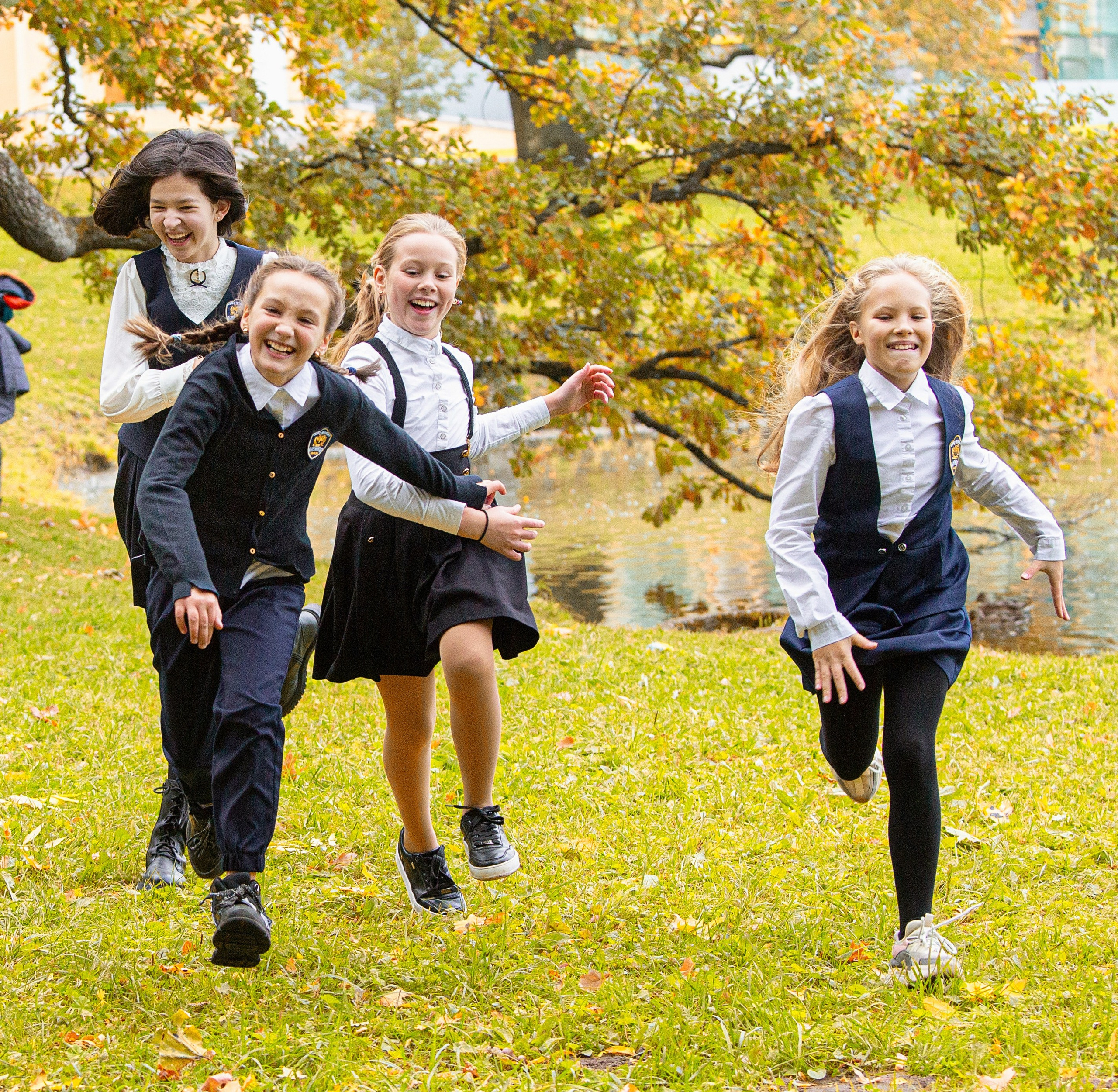 Осень. Начальная школа. Свадебный, семейный, детский фотограф в Санкт-Петербурге