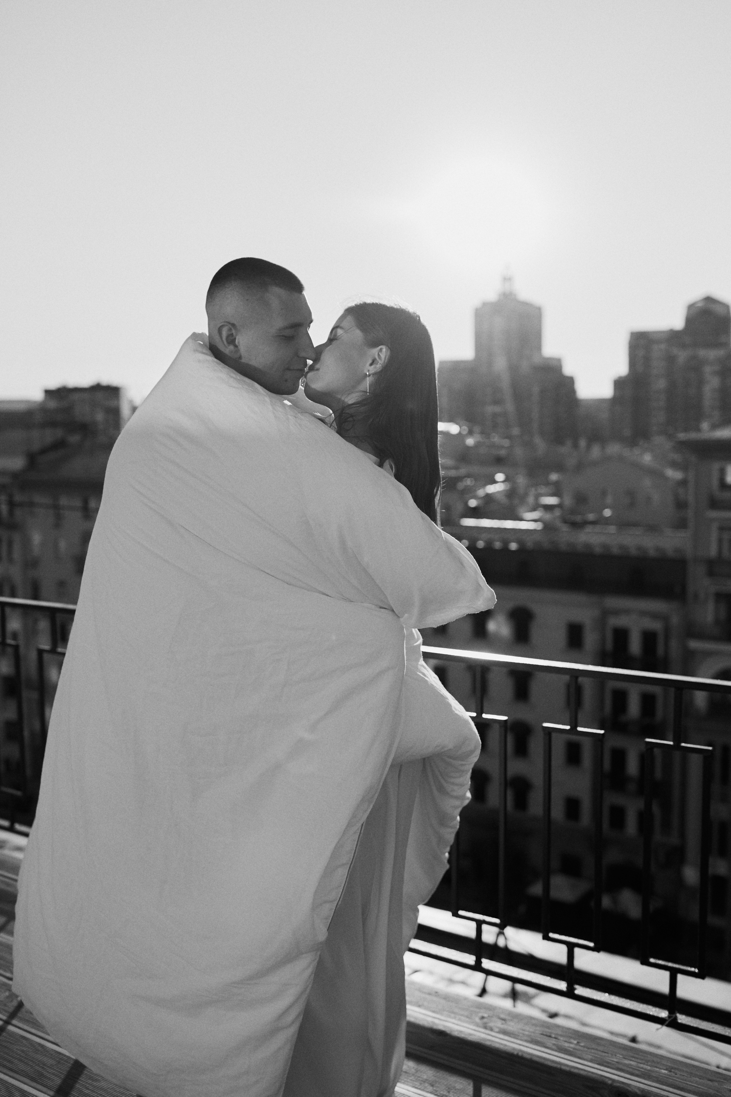 Любовь на крыше. Свадебный фотограф Москва Татьяна Кундельчук