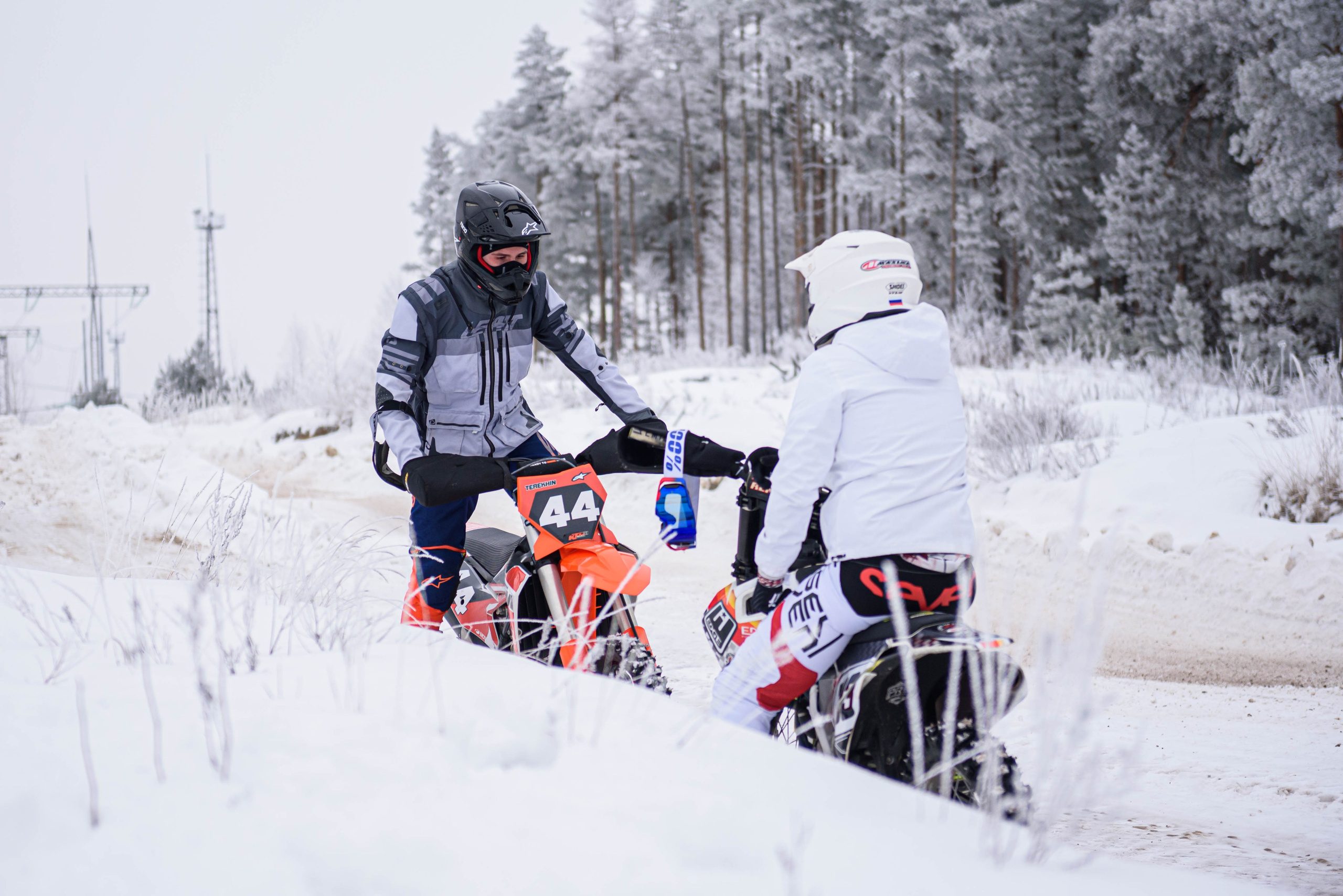 Мотокросс. Зима. Тренировка в Б.Козино. Мотофотограф в Нижнем Новгороде Динара Зуйкова