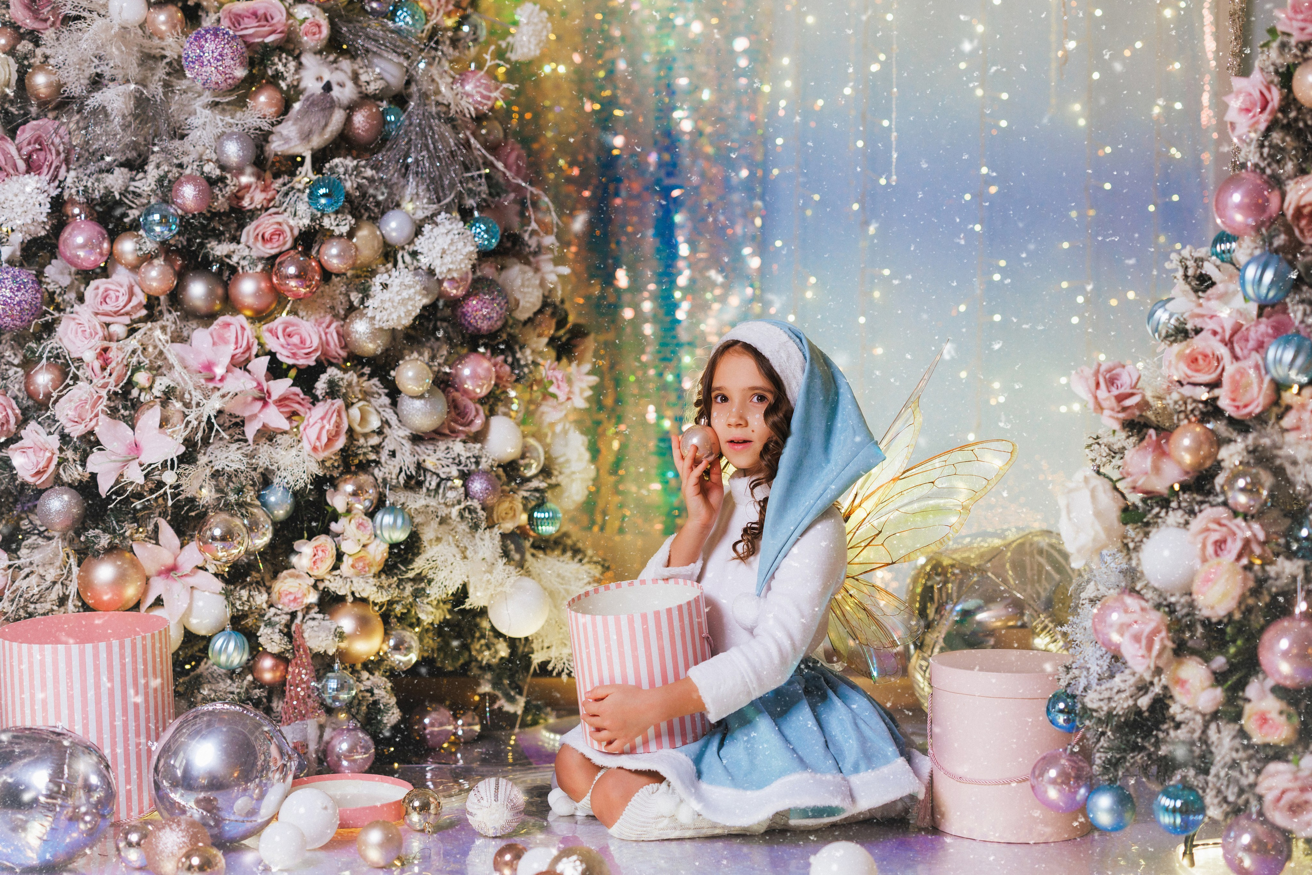 Детская фотосессия «Зимняя Фея», фотостудия «Авторская» в городе Краснодар. Семейный и детский фотограф в Краснодаре Анна Трашкова