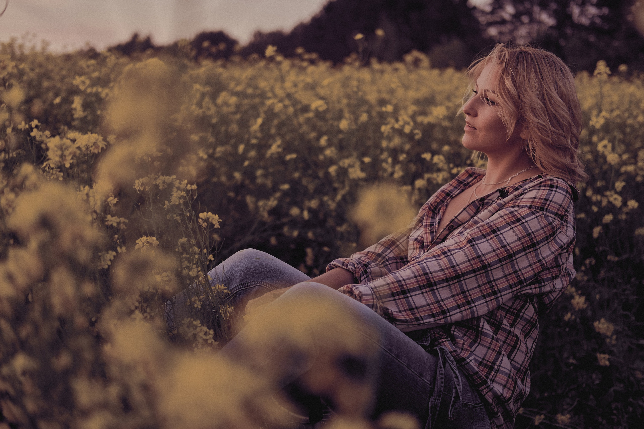 Ольга в горчичных полях. Ася Ложкина фотограф Ижевск