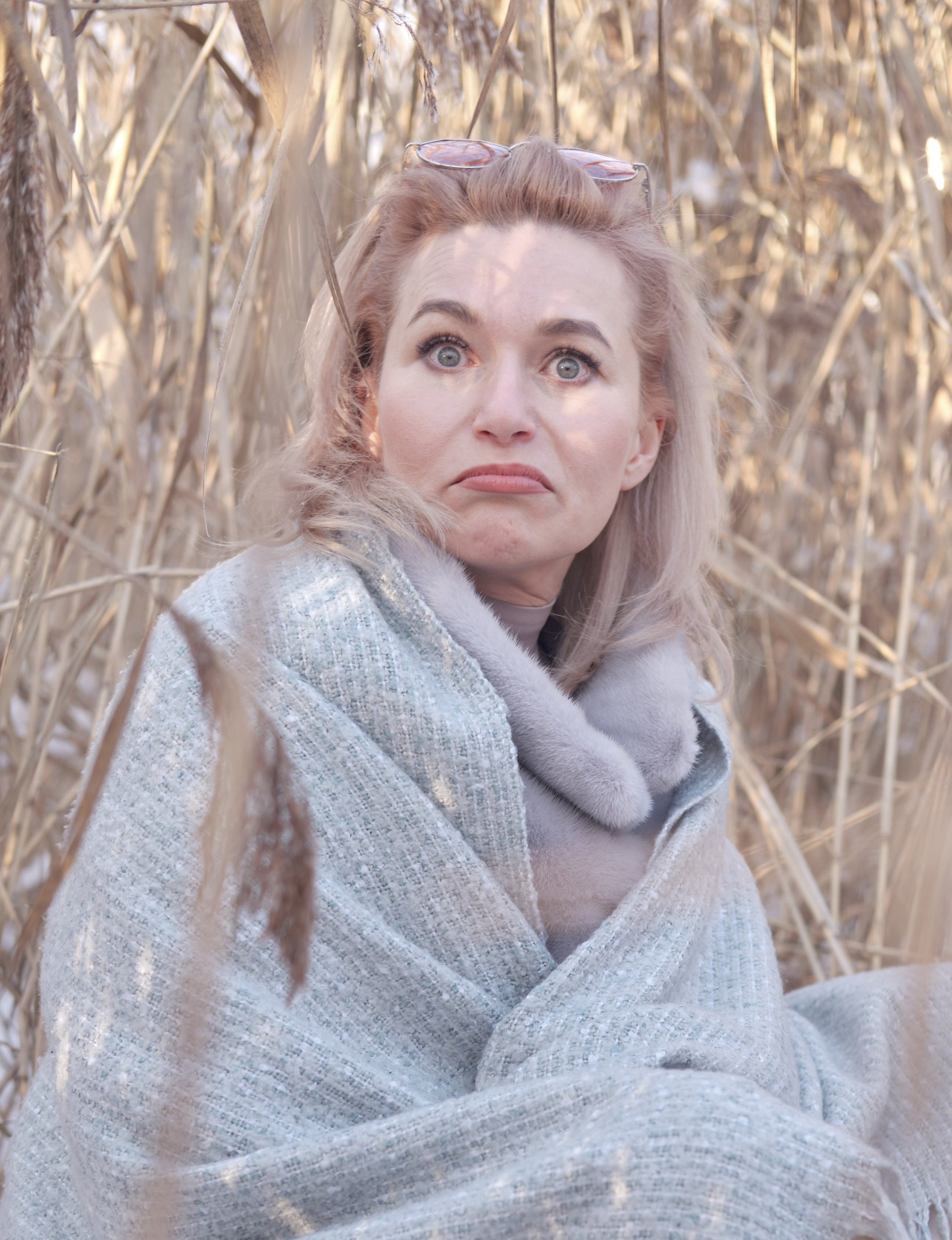 Оксана и зима. Ася Ложкина фотограф Ижевск