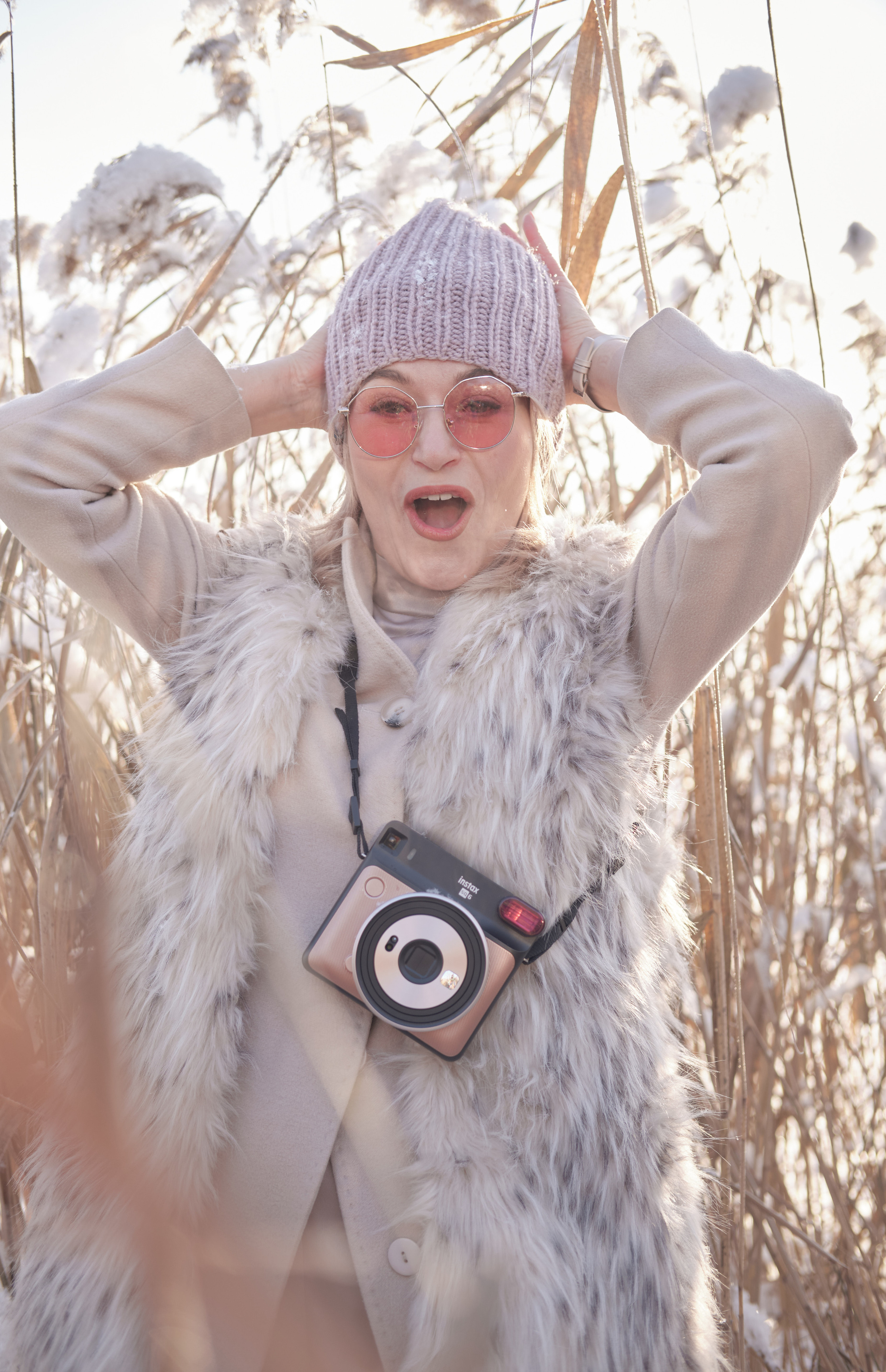 Оксана и зима. Ася Ложкина фотограф Ижевск