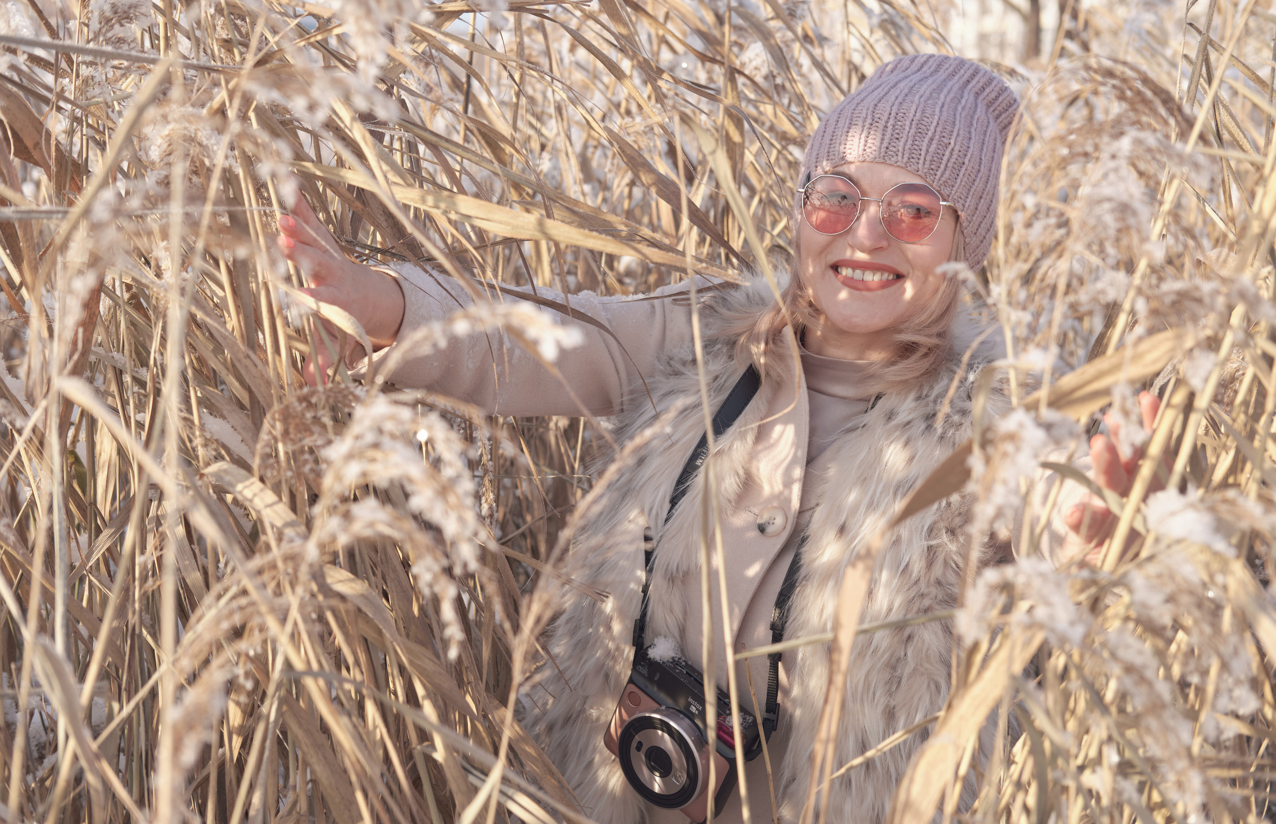 Оксана и зима. Ася Ложкина фотограф Ижевск