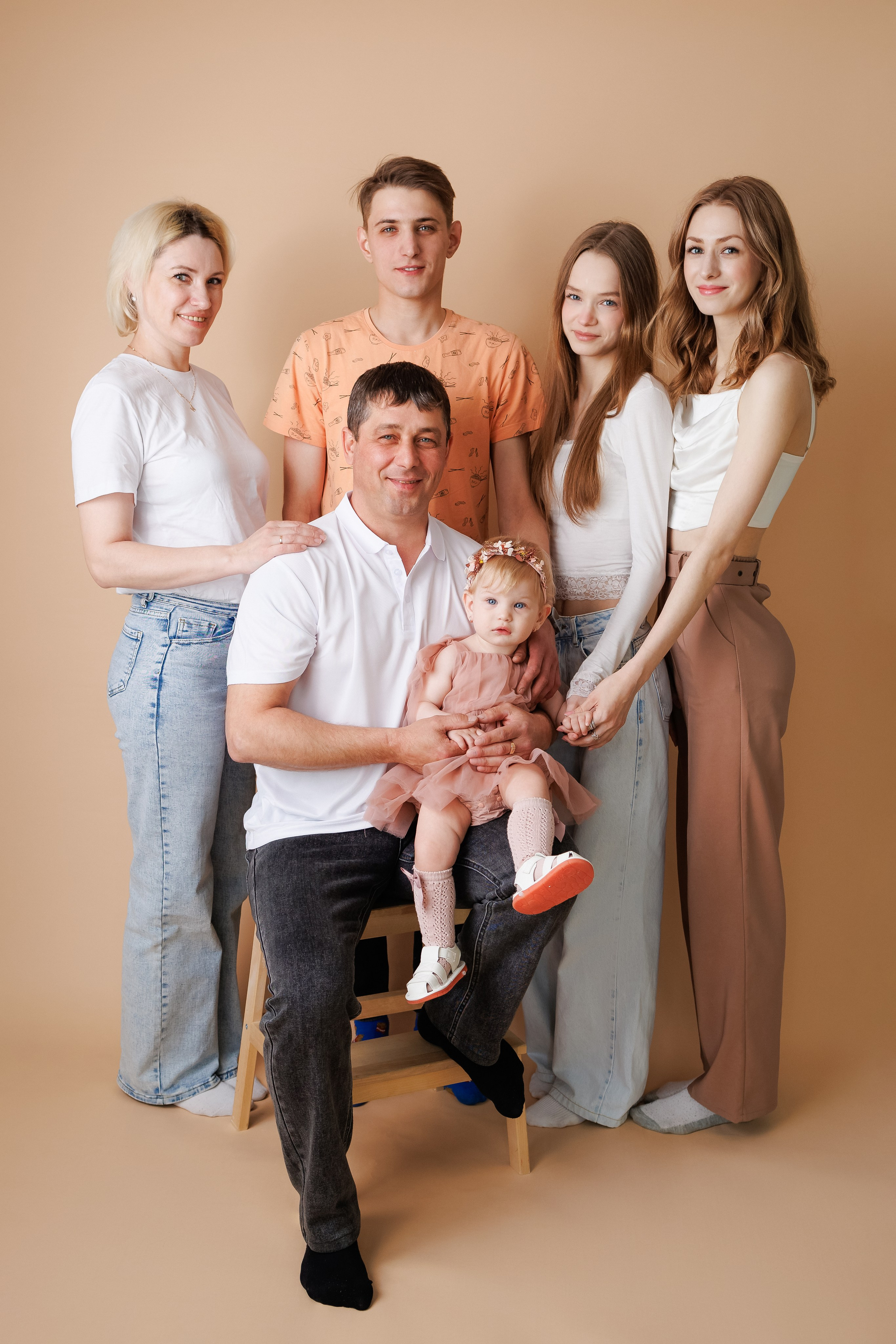 Юлечке 1 годик. Фотограф новорожденный малышей Новосибирск