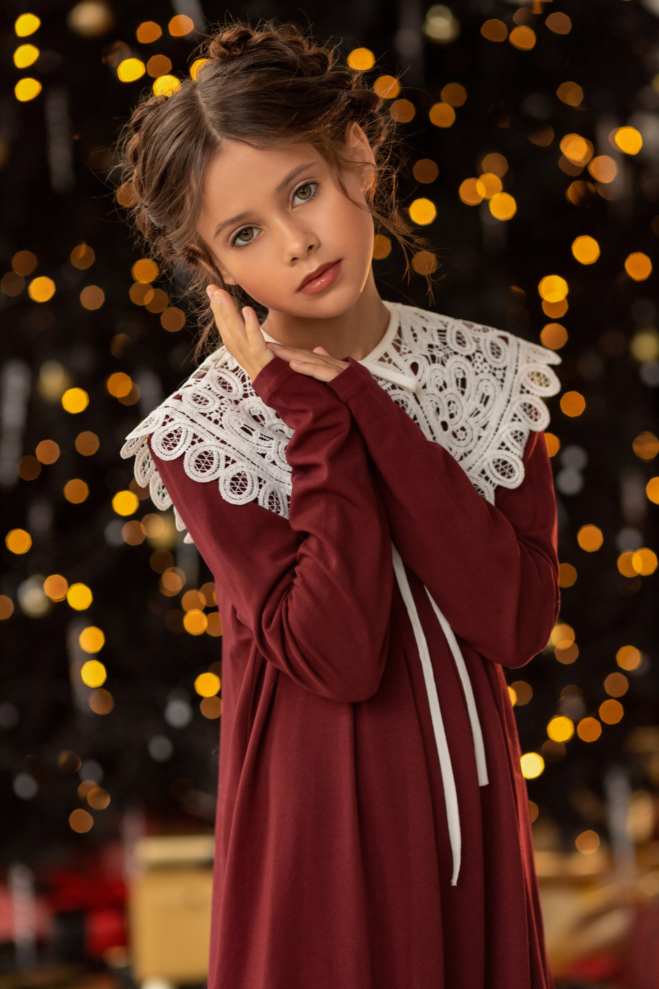 Новогодняя сказка Аделины. Семейный и детский фотограф Леонова Анна