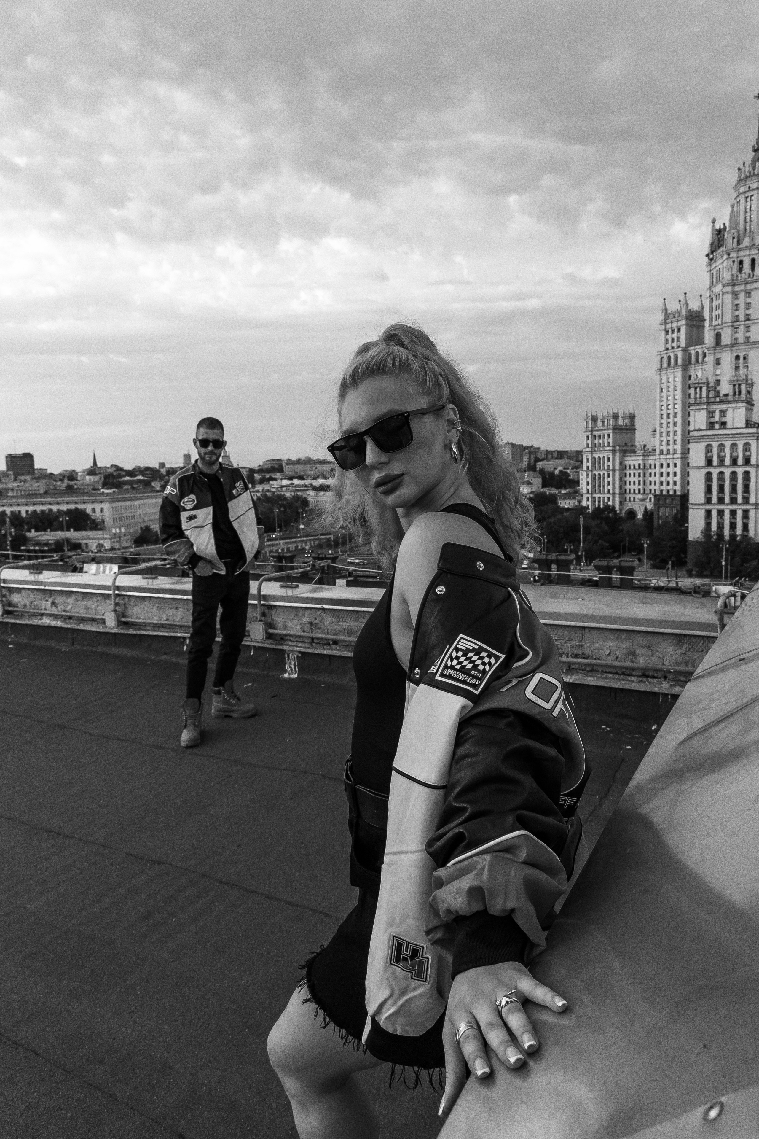 На крыше. Женский фотограф Москва, Лобня