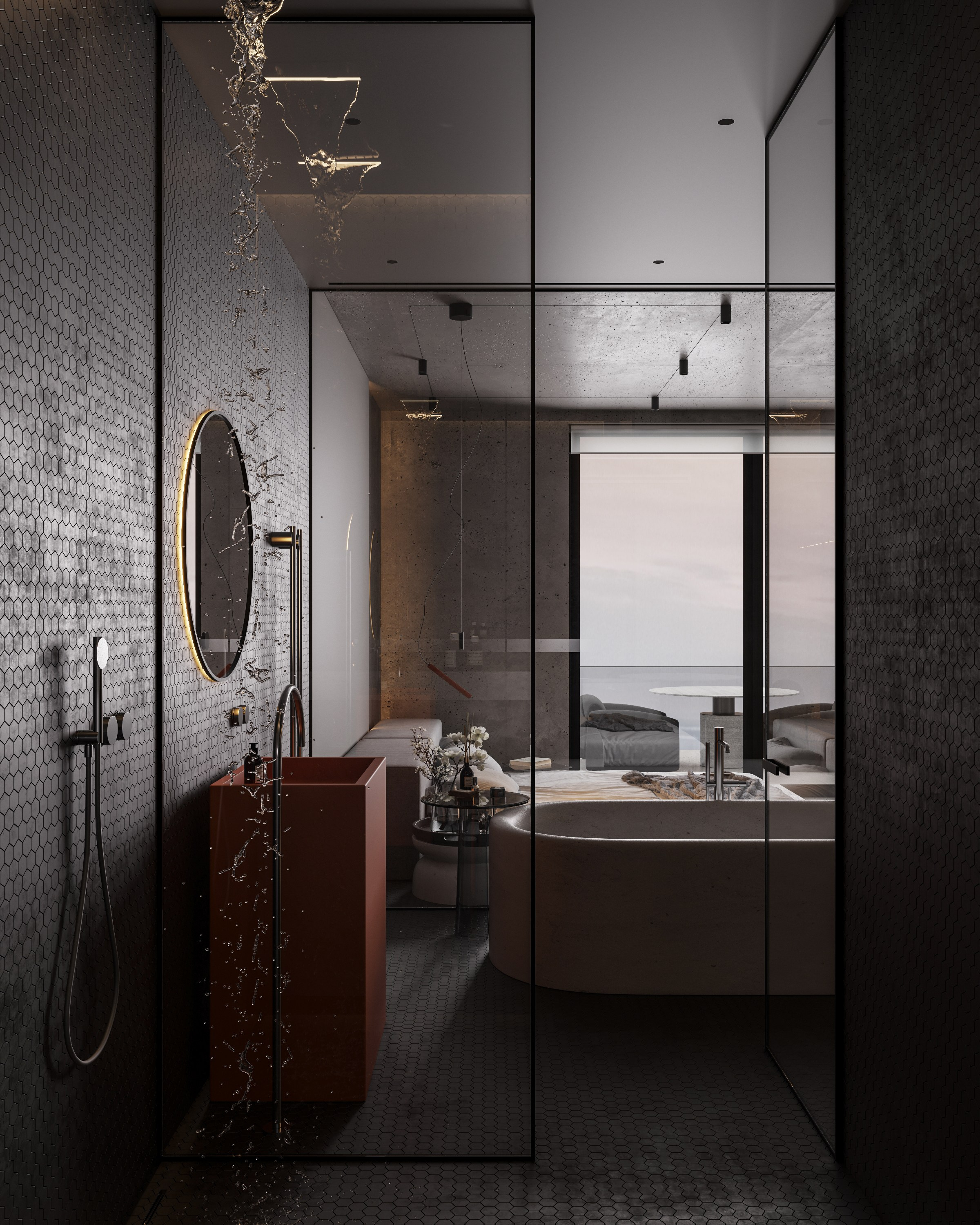 MK | Master bedroom. 3D визуализация интерьеров — Ирина